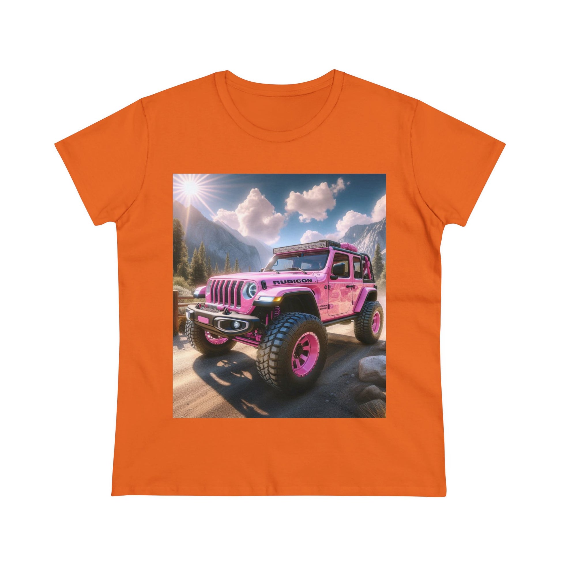 Pink Rubicon T-Shirt T-Shirt Printify Orange S