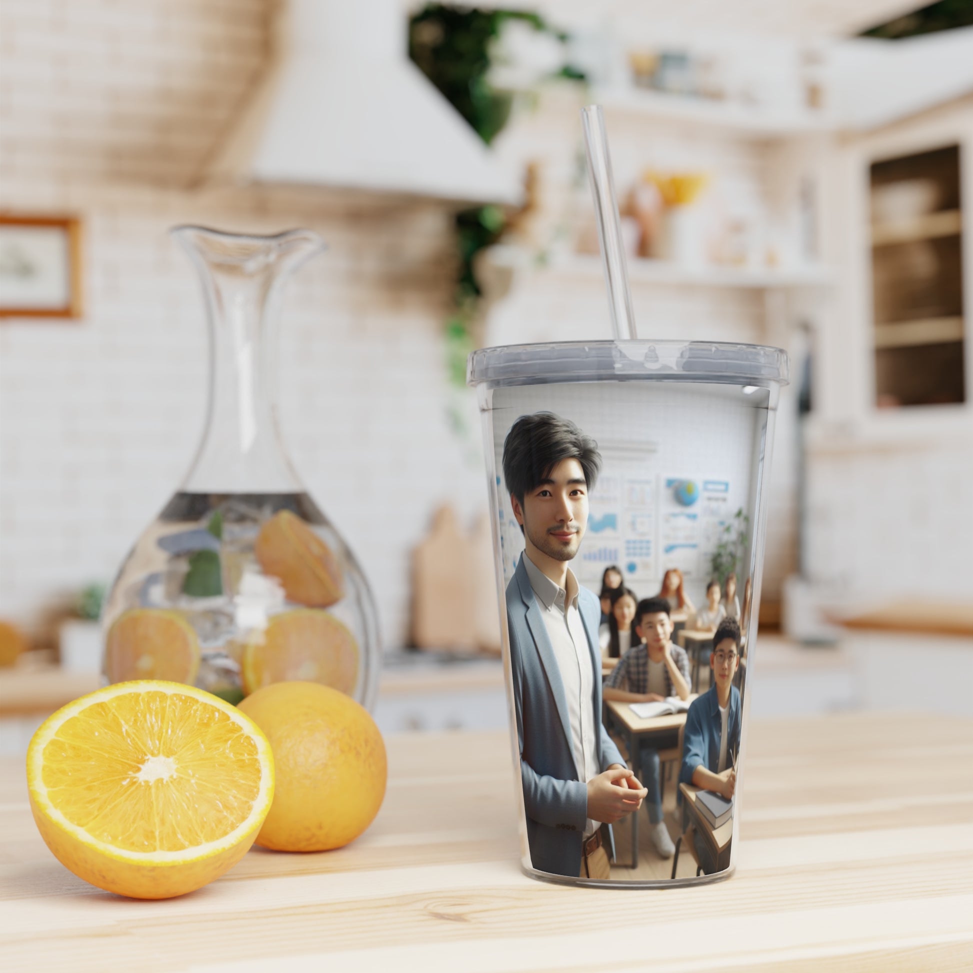 Class in Session Tumbler with Straw Mug Printify