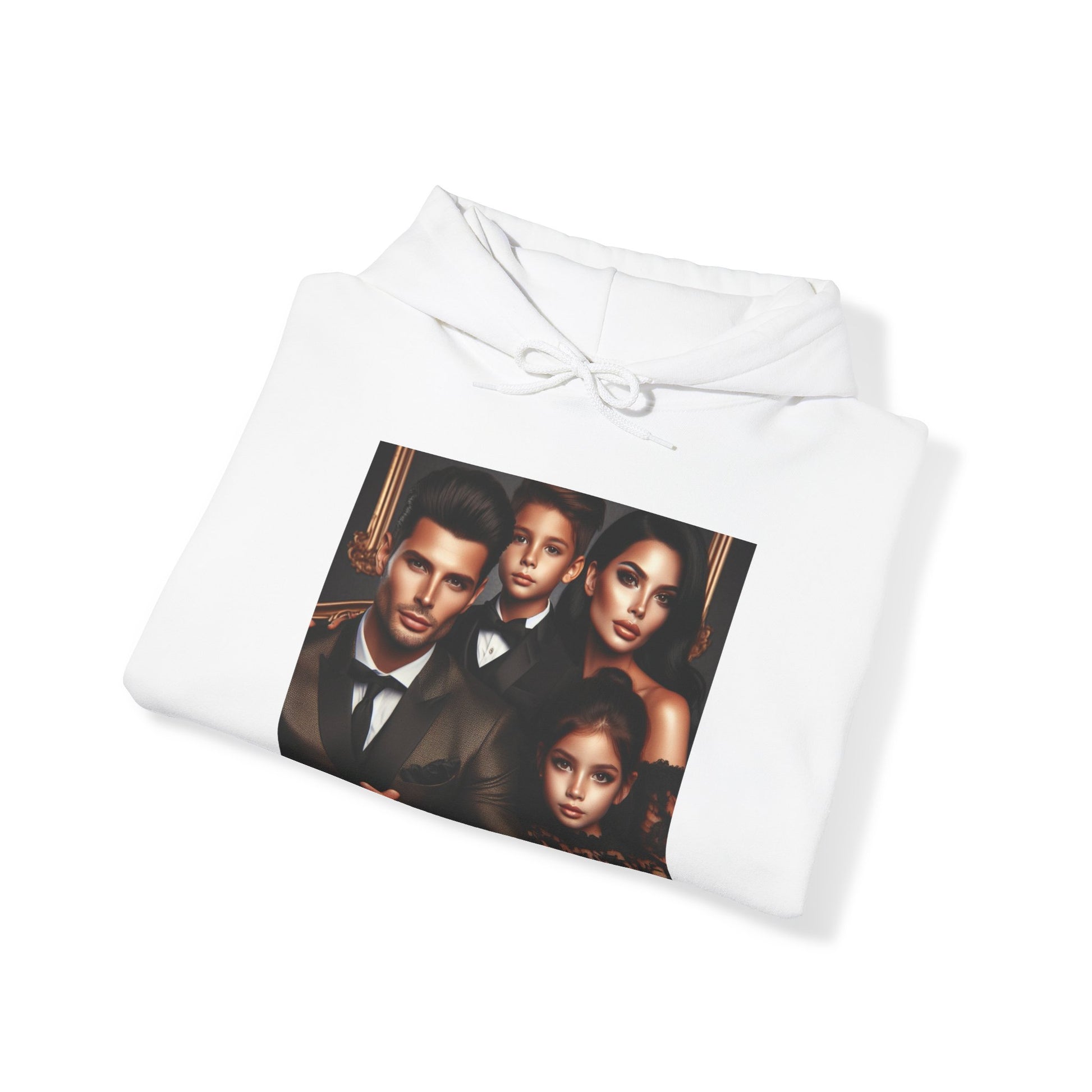 Family Portrait Hoodie Hoodie Printify