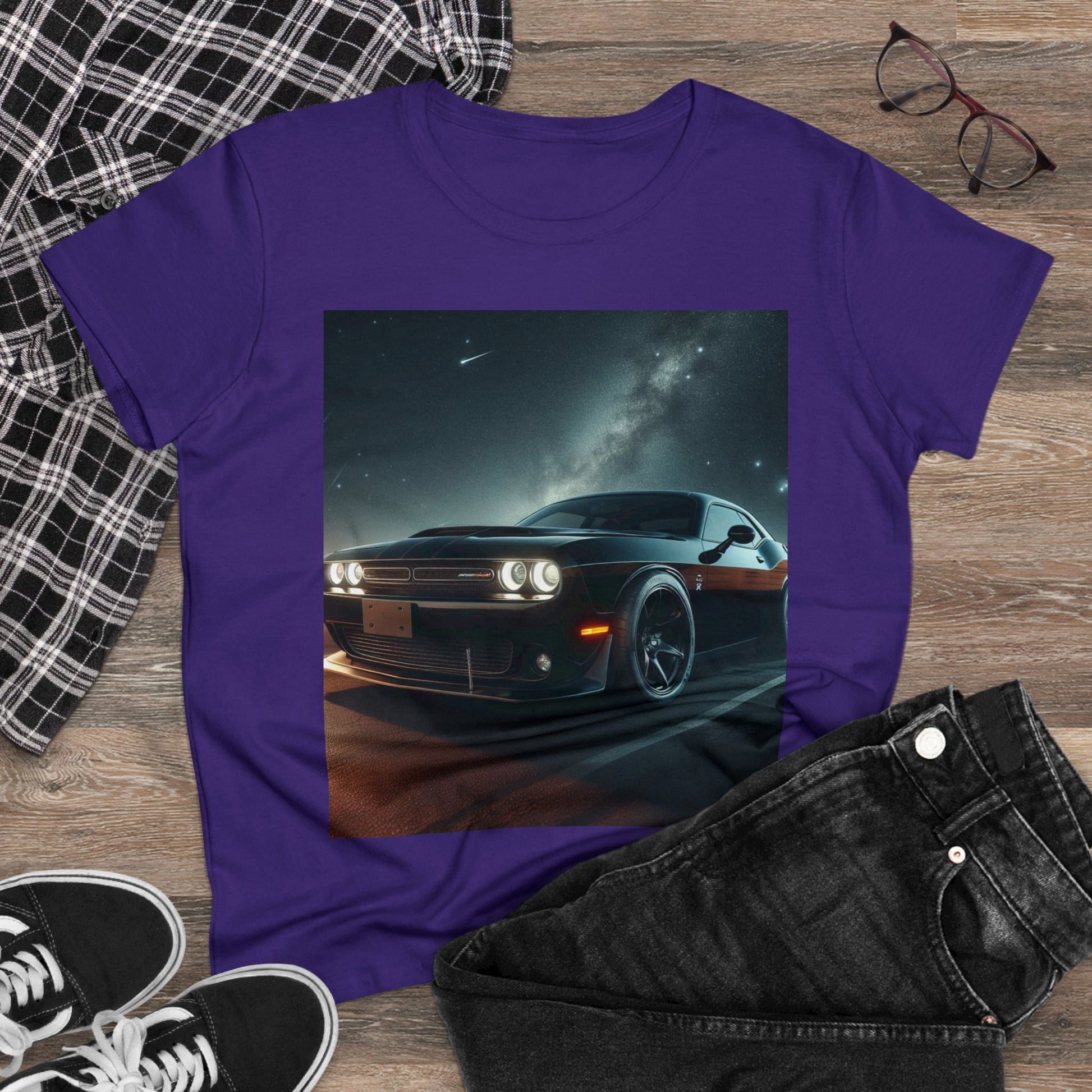 Black Challenger T-Shirt T-Shirt Printify