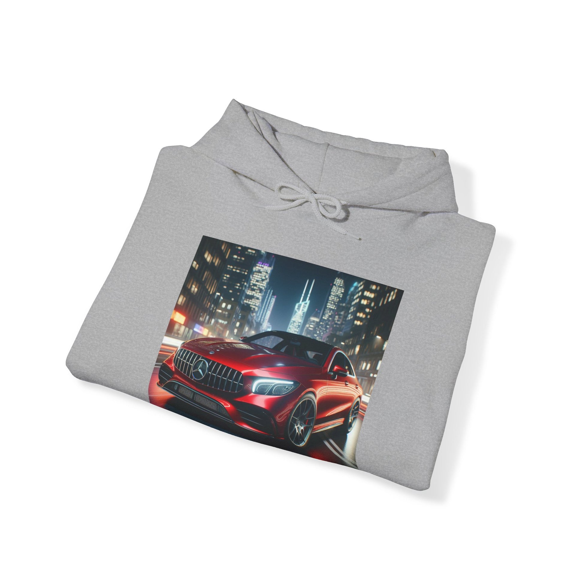 Red Mercedes Hoodie Hoodie Printify