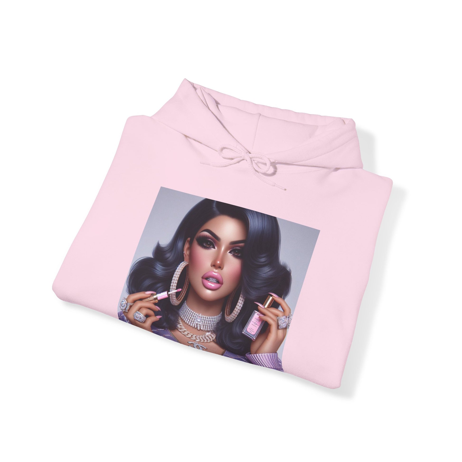 Gloss Up Hoodie Hoodie Printify