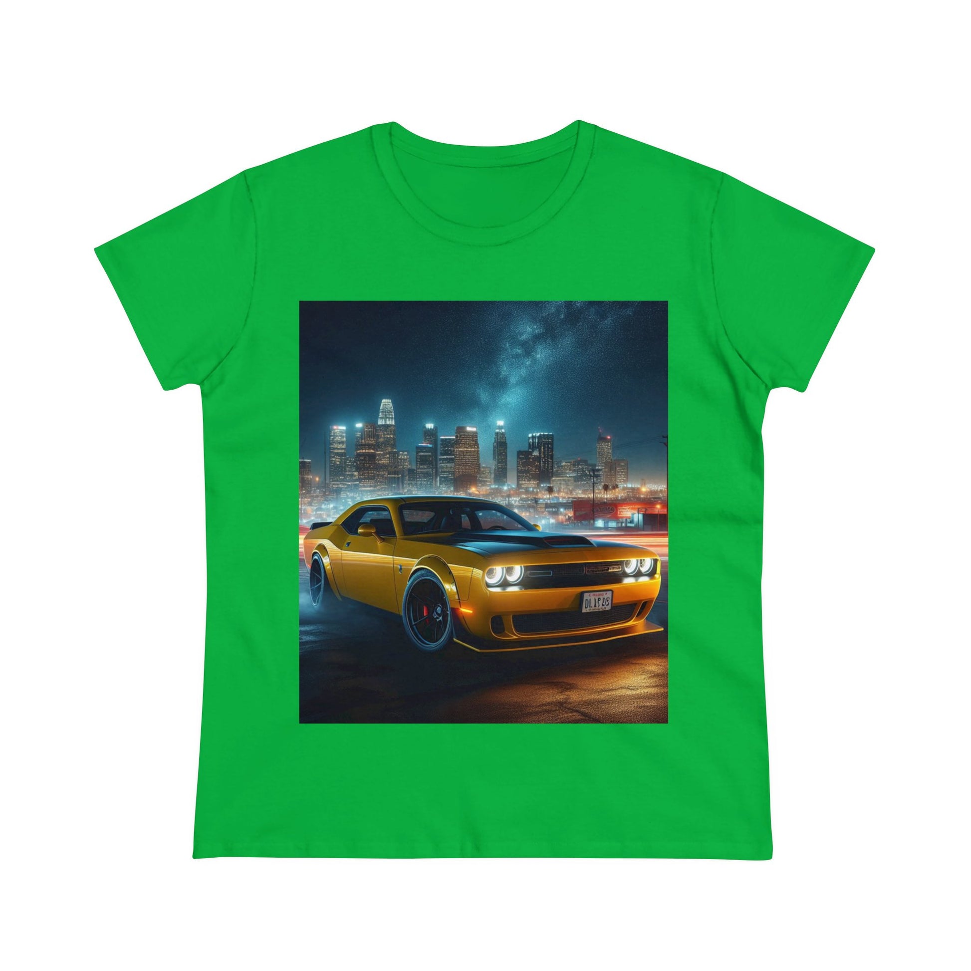 Yellow Challenger T-Shirt T-Shirt Printify Irish Green S