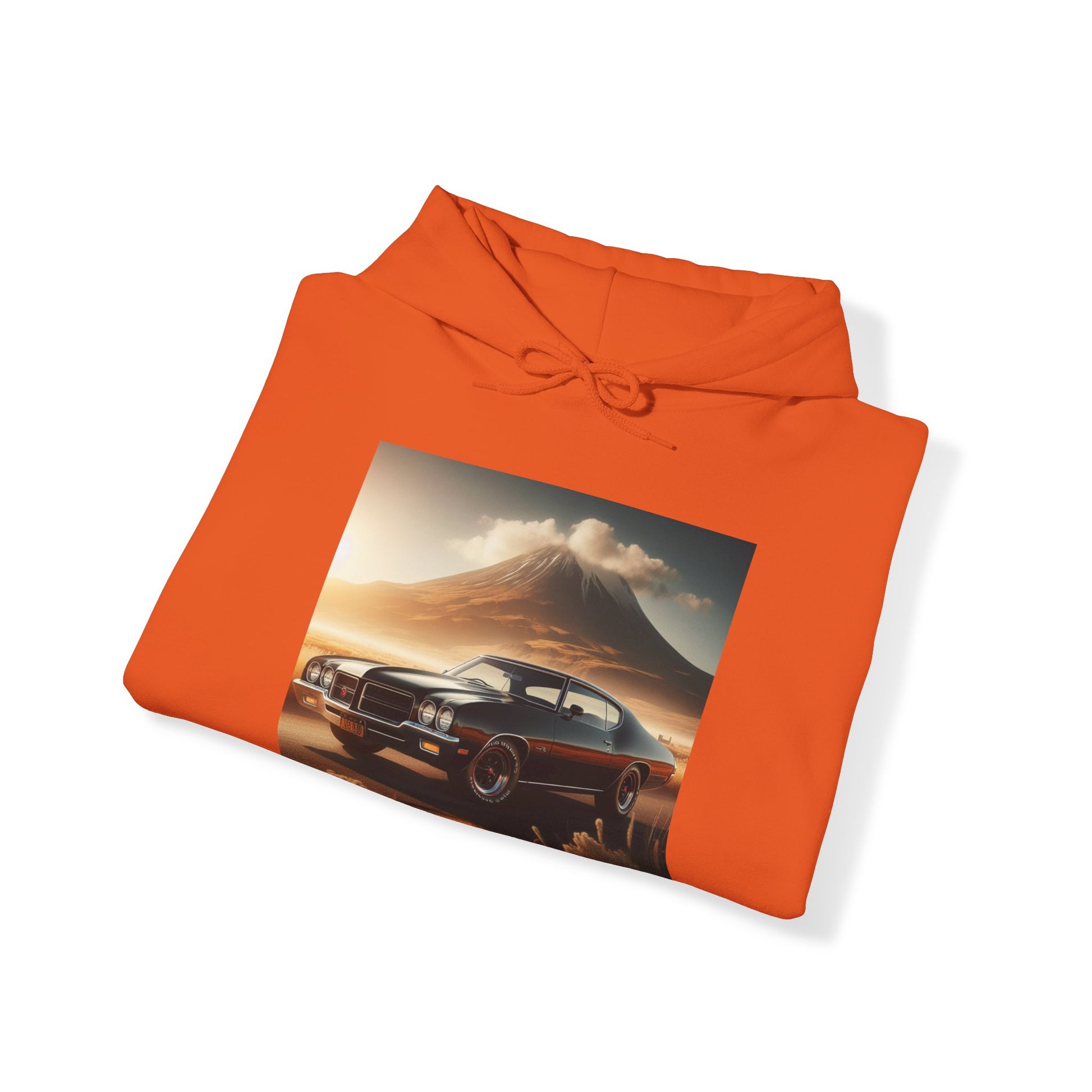 1972 Black Buick Gran Sport Hoodie Hoodie Printify