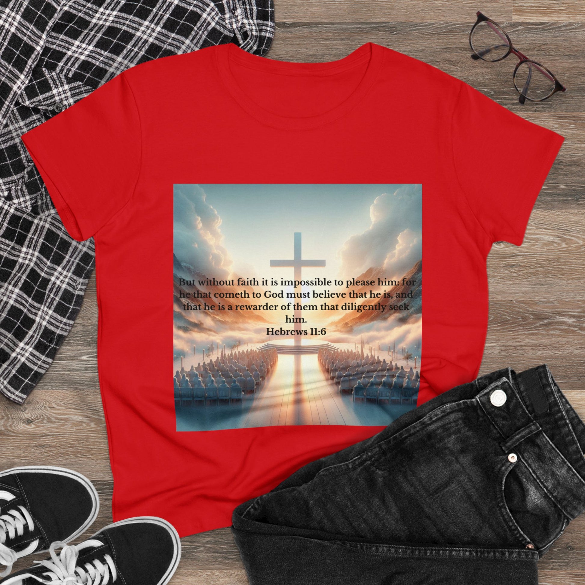 Hebrews 11:6 T-Shirt T-Shirt Printify