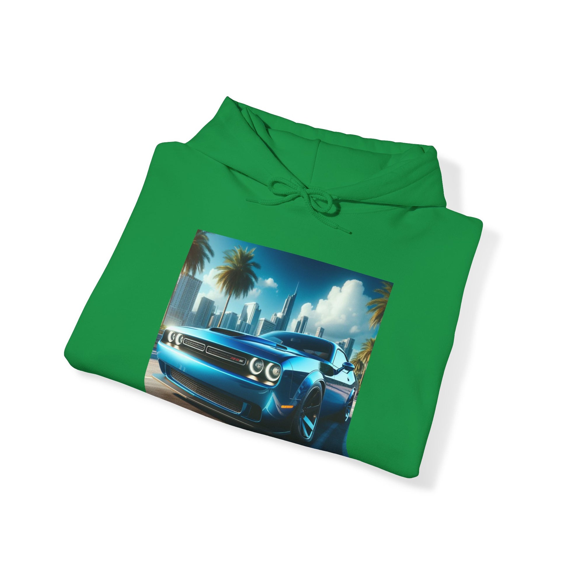 Blue Challenger Hoodie Hoodie Printify