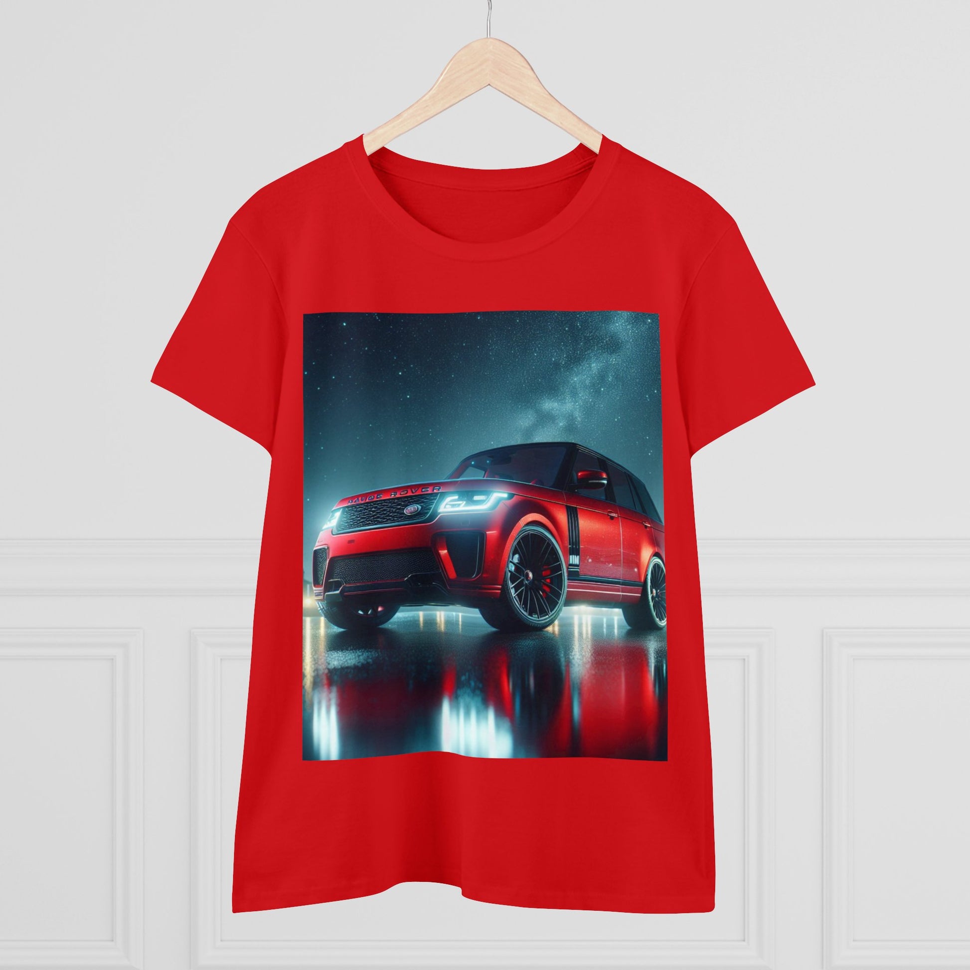 Red Range Rover T-Shirt T-Shirt Printify