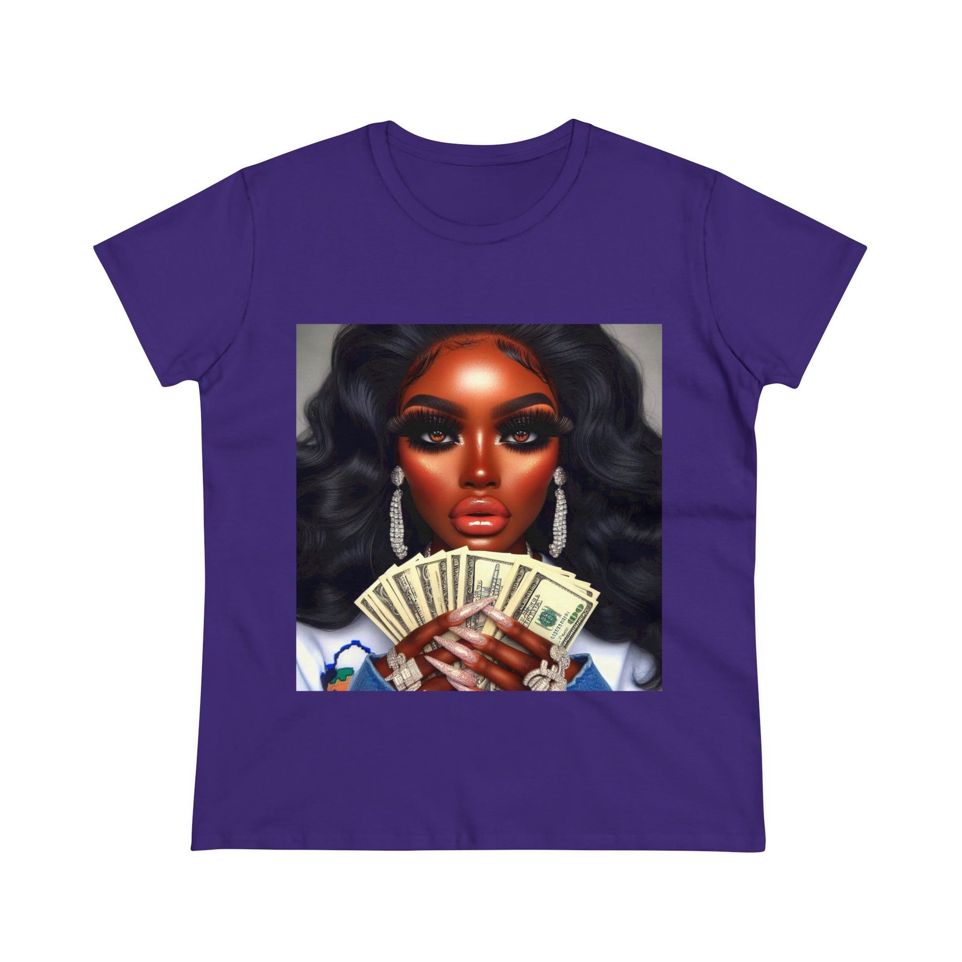 Money Talks T-Shirt T-Shirt Printify Purple S