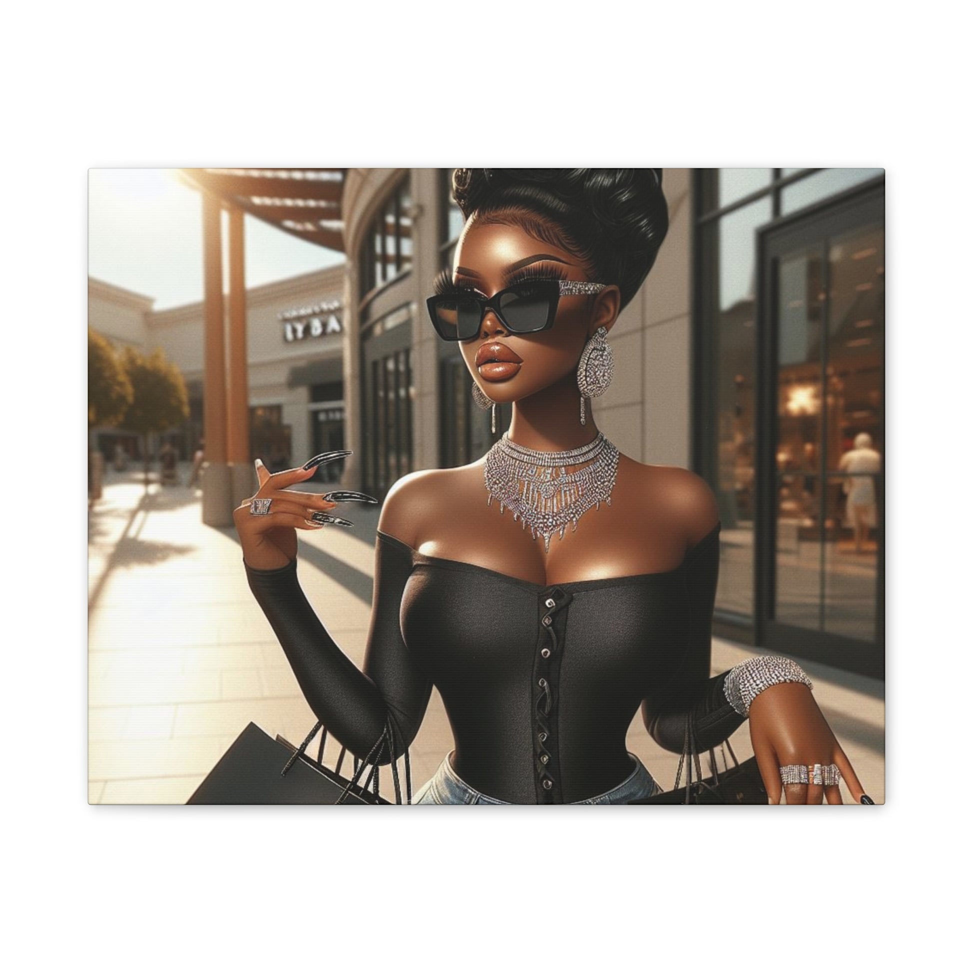 Let's Shop Canvas Canvas Printify