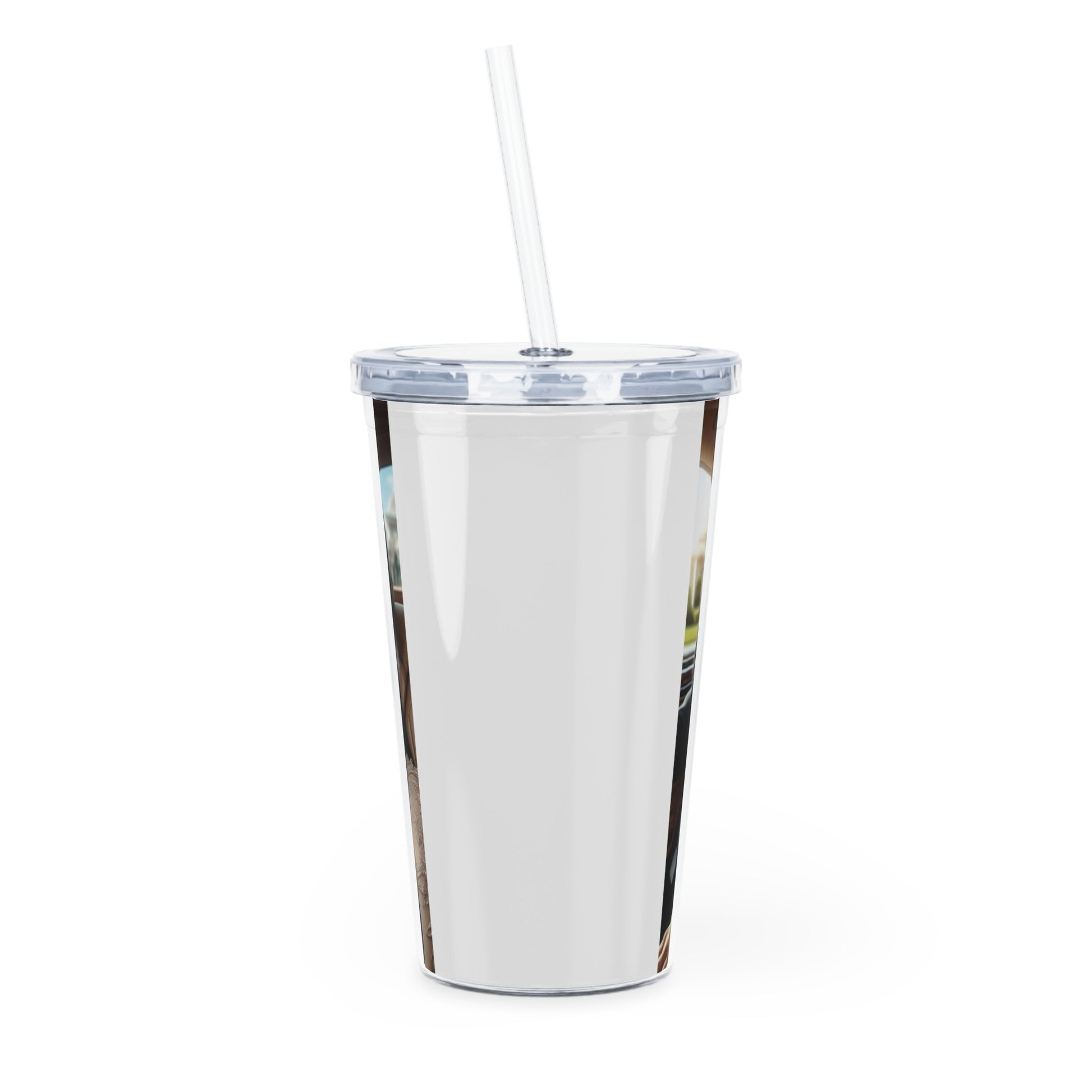 Elegant Drive Tumbler with Straw Mug Printify