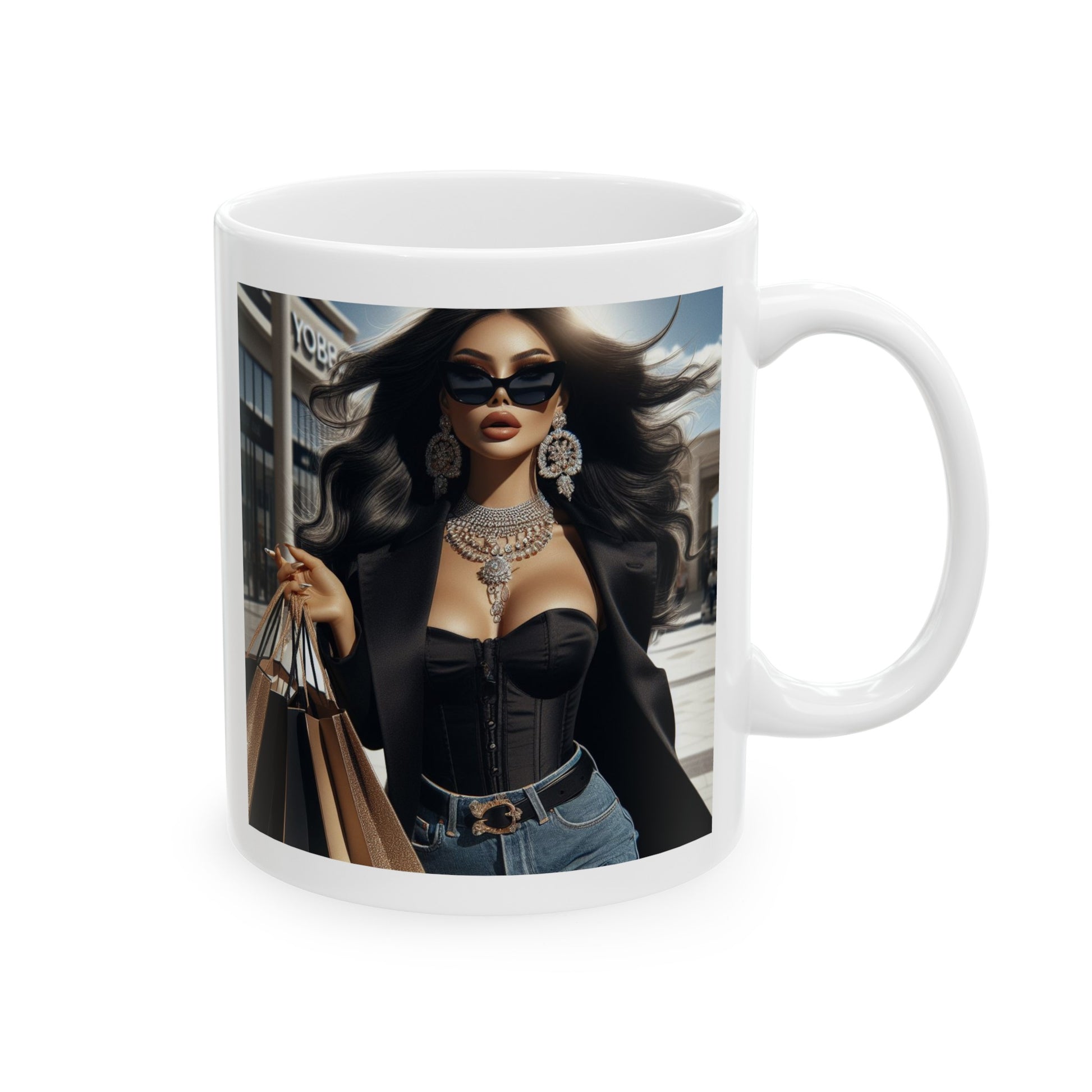 Let's Shop Mug Mug Printify