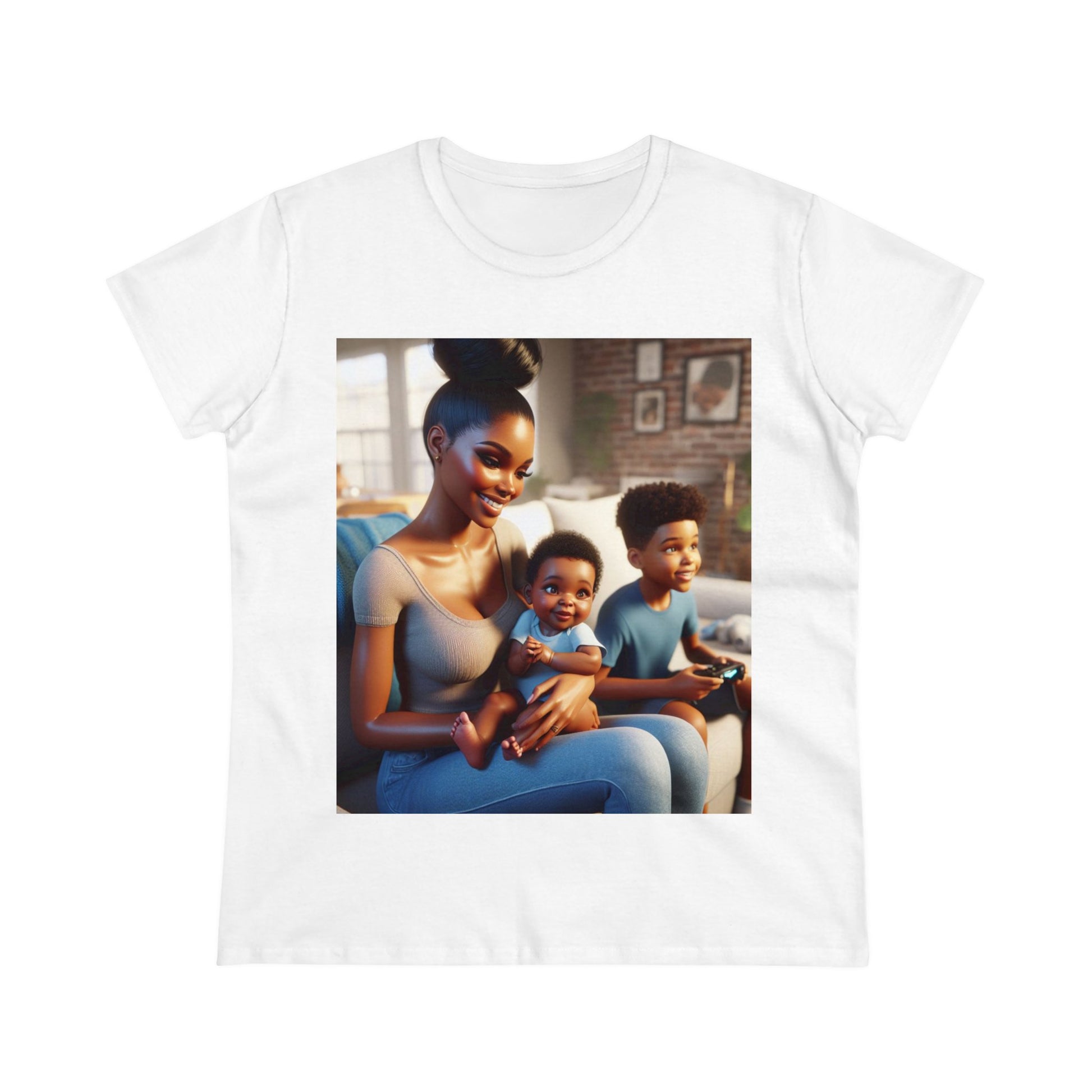 Family Time T-Shirt T-Shirt Printify White S