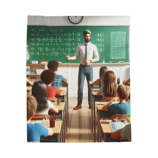 Class in Session Plush Blanket All Over Prints Printify 50" × 60"