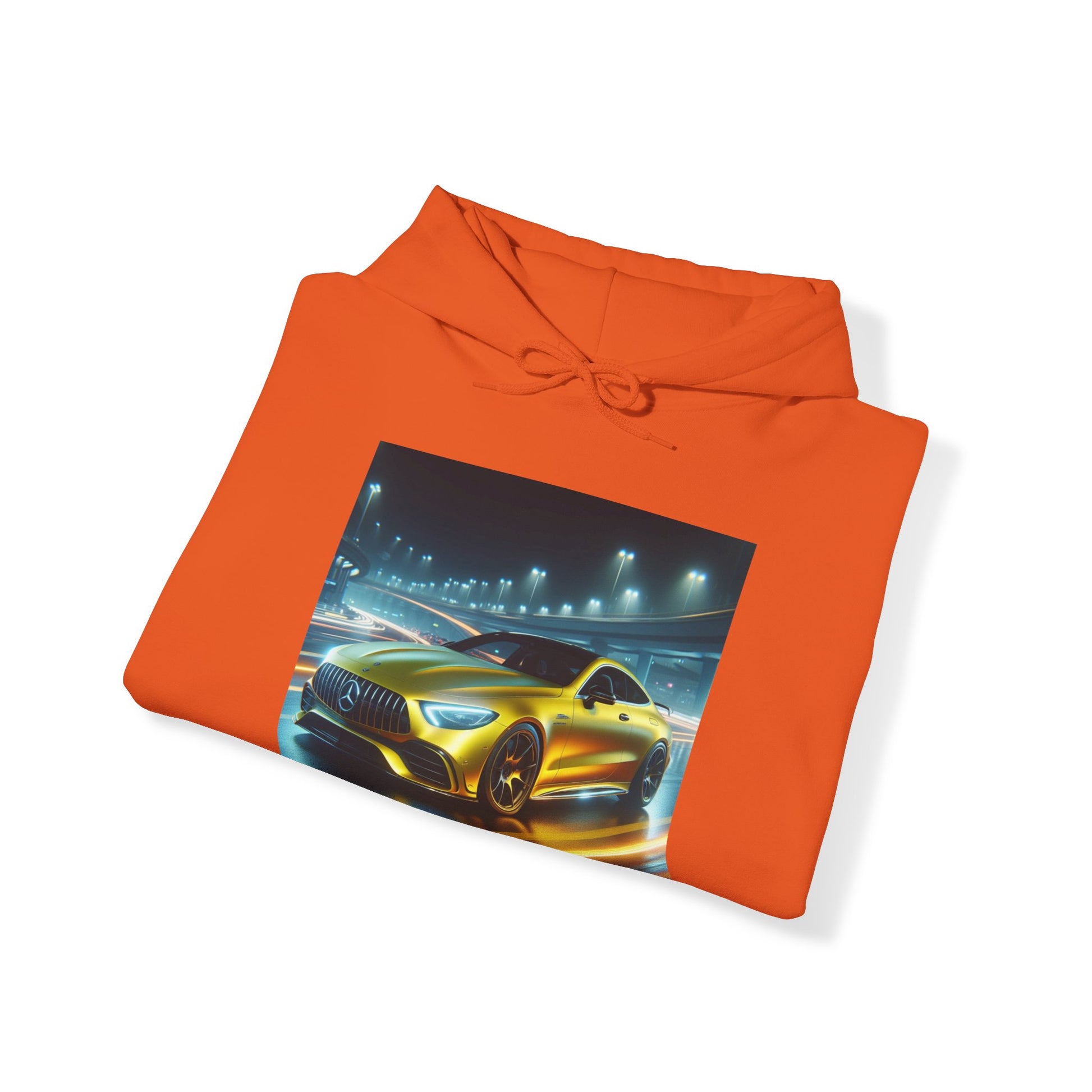 Yellow Mercedes Hoodie Hoodie Printify