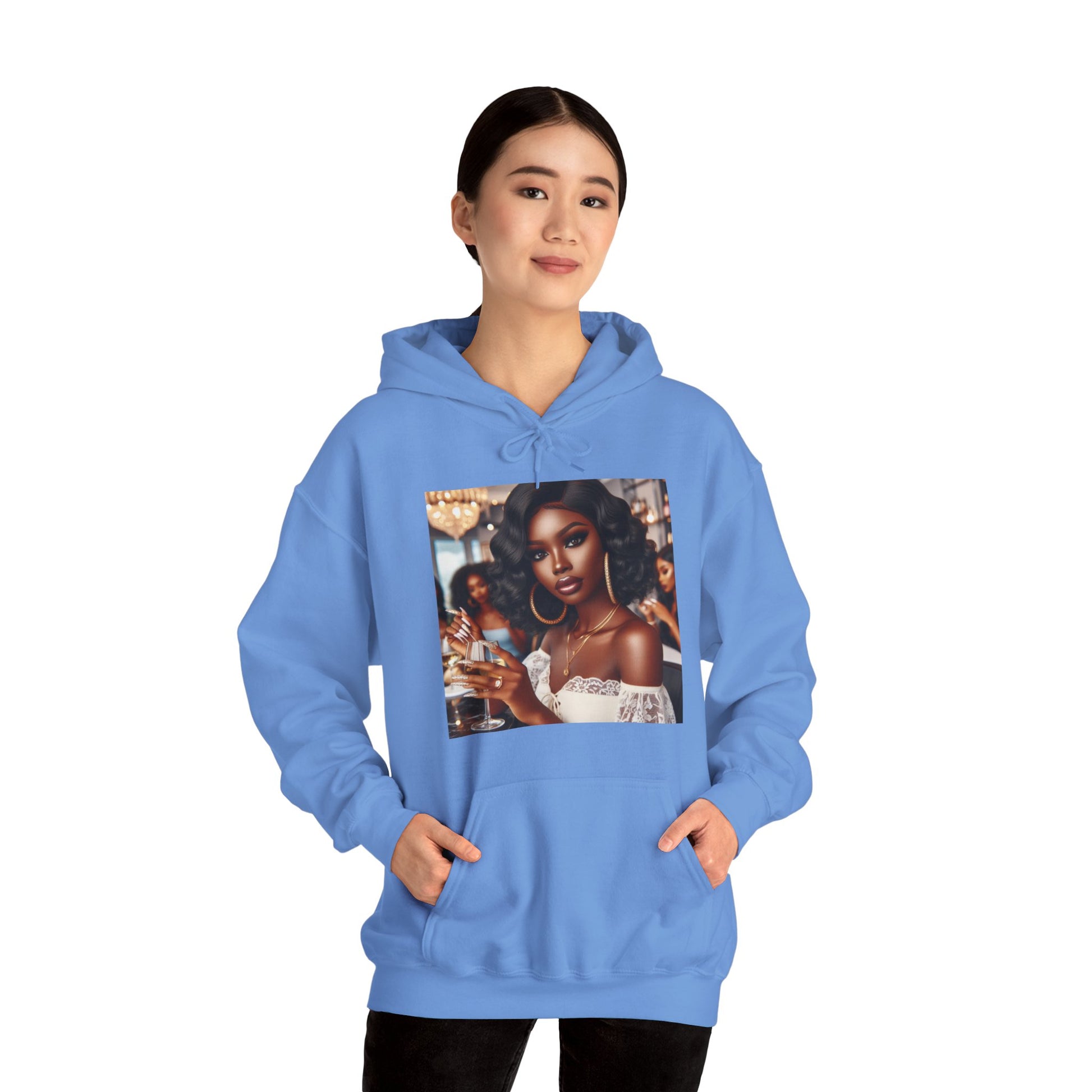 Wine Down Hoodie Hoodie Printify