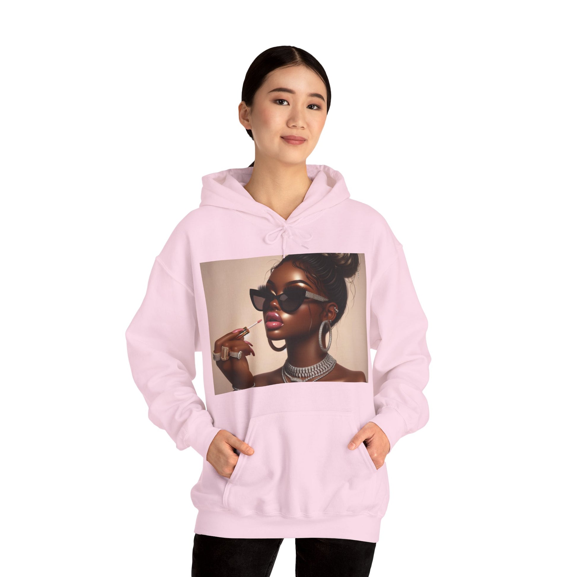 My Lip Gloss is Poppin Hoodie Hoodie Printify