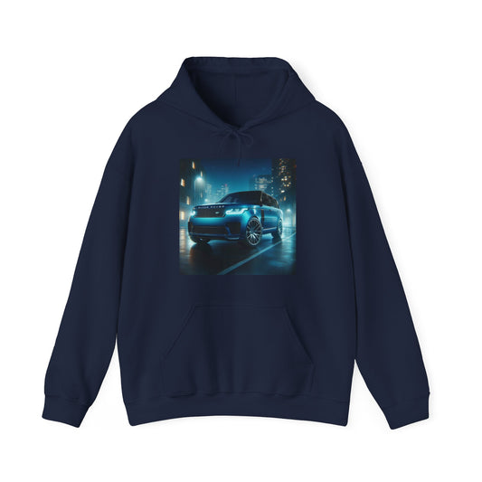 Blue Range Rover Hoodie Hoodie Printify Navy S