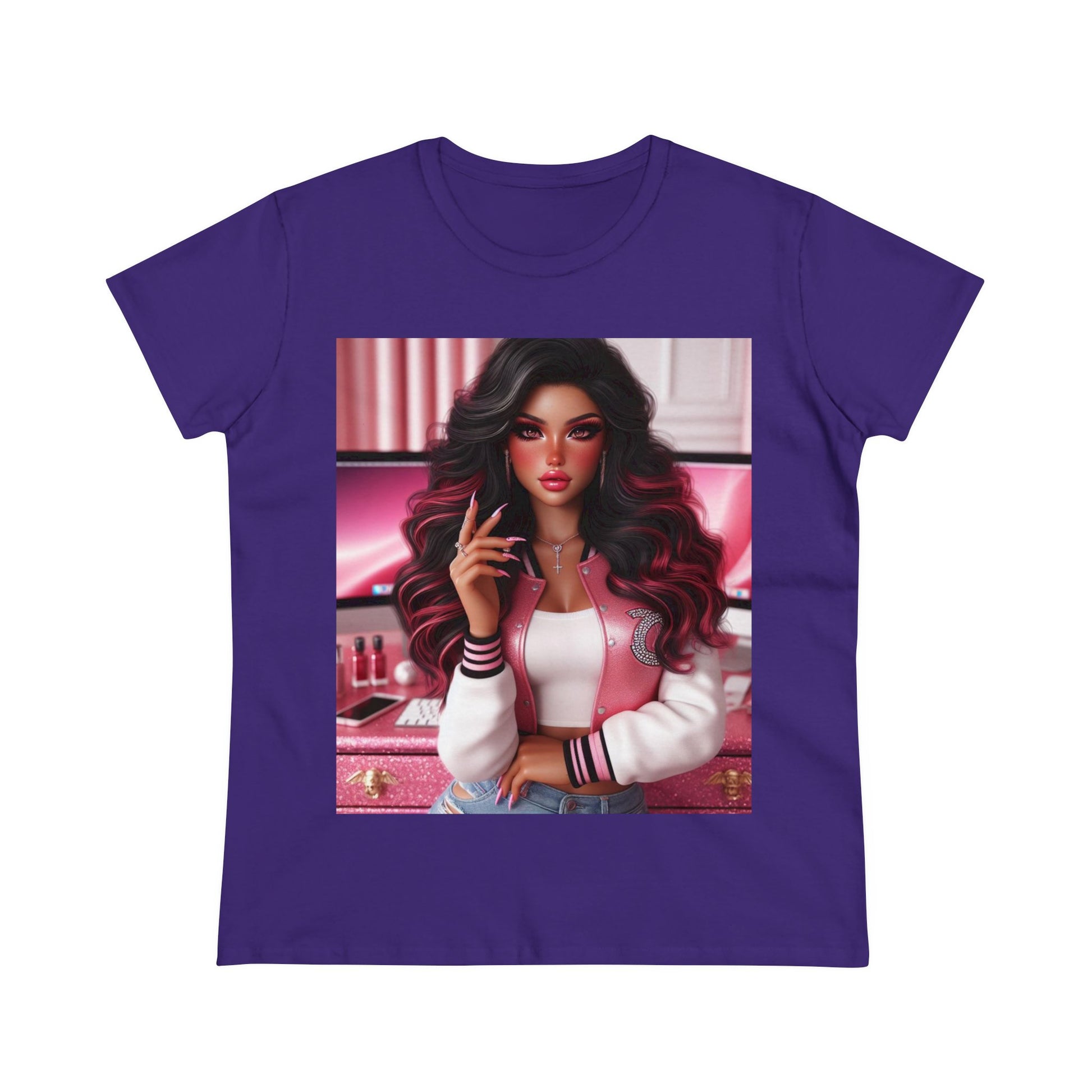 Pink Everything T-Shirt T-Shirt Printify Purple S