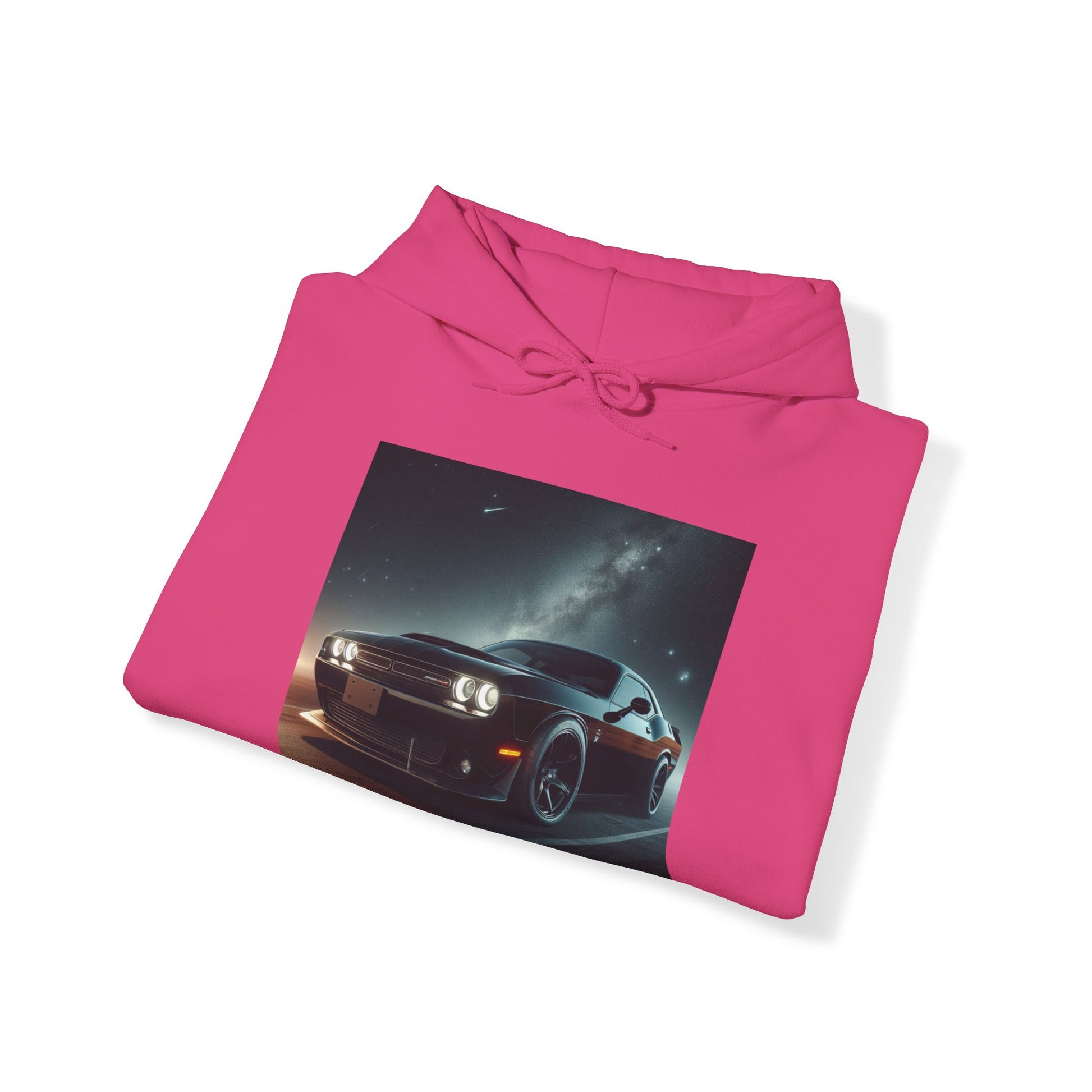 Black Challenger Hoodie Hoodie Printify