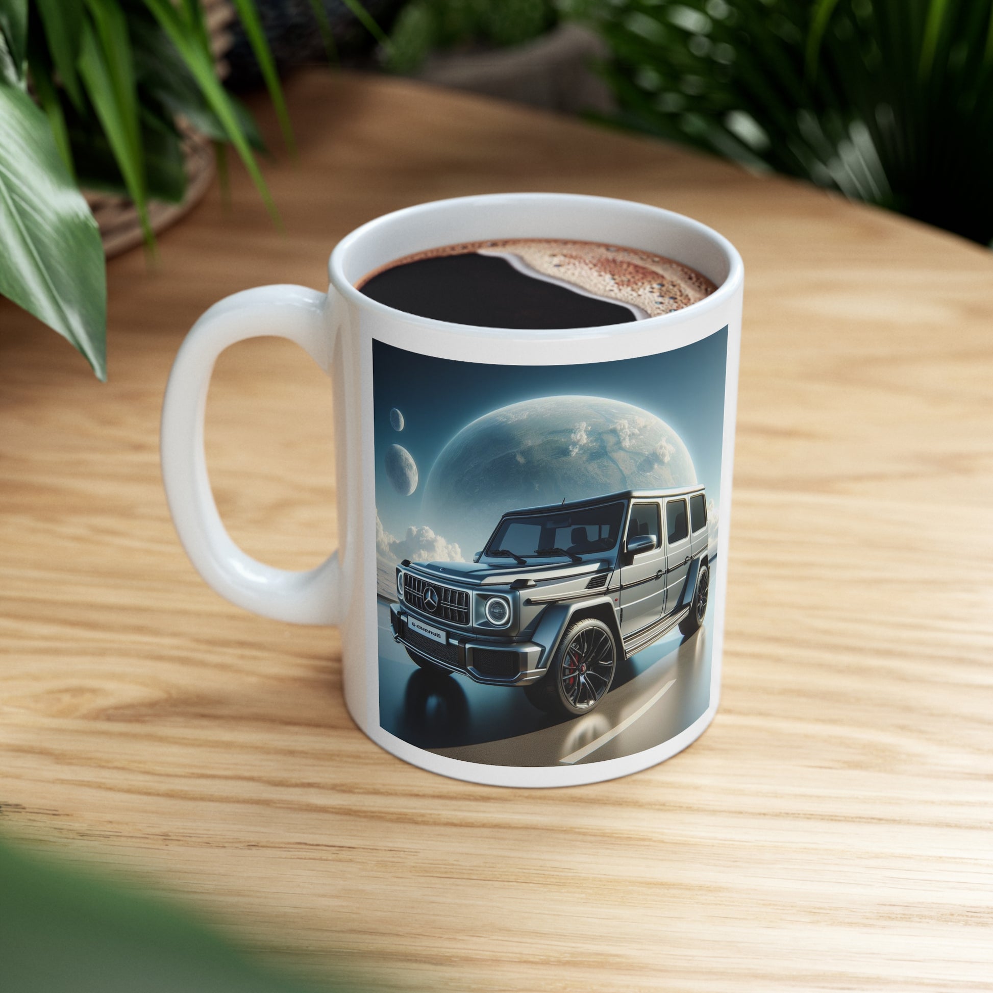 Silver G-Wagon Mug Mug Printify