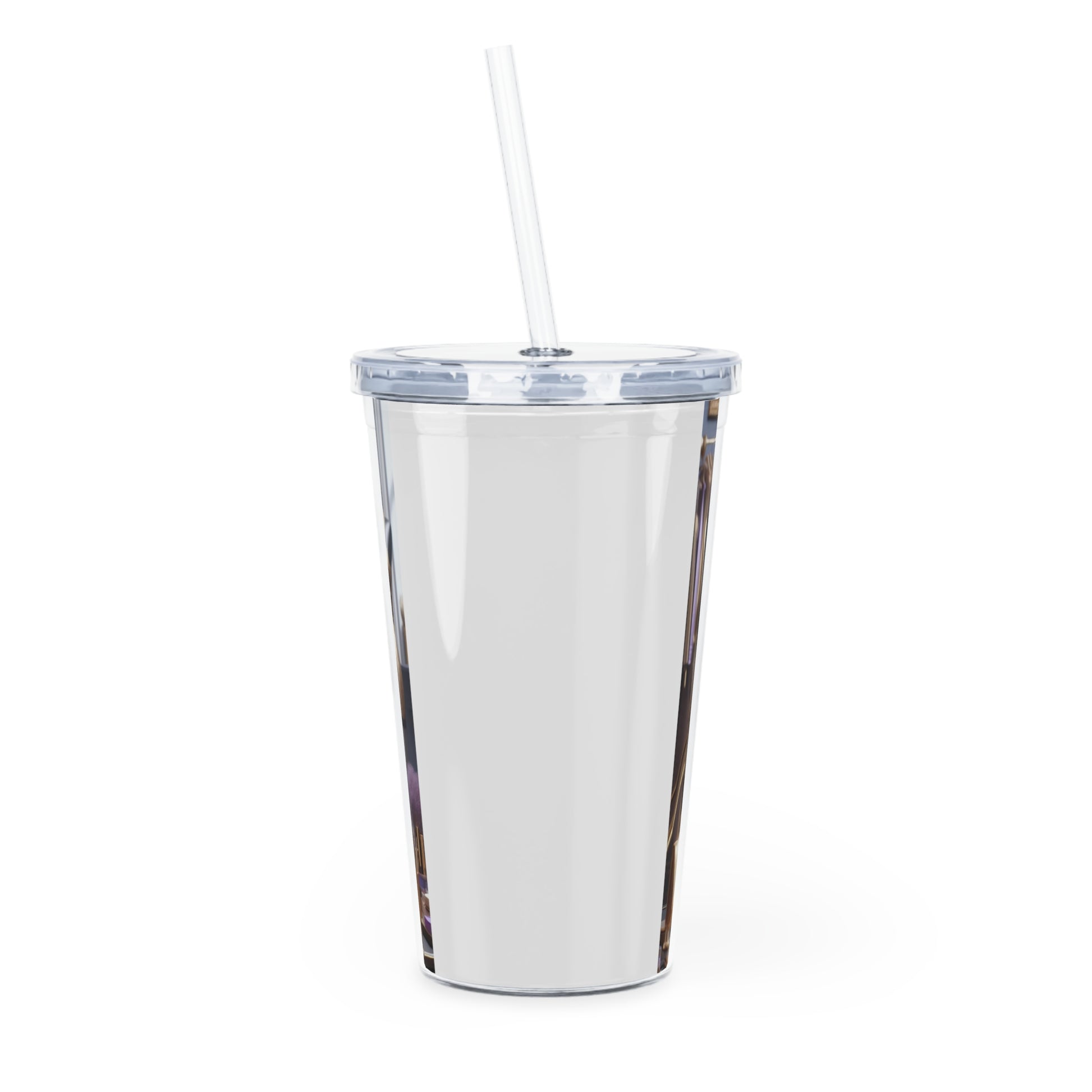 Fashion and Beauty Tumbler with Straw Mug Printify