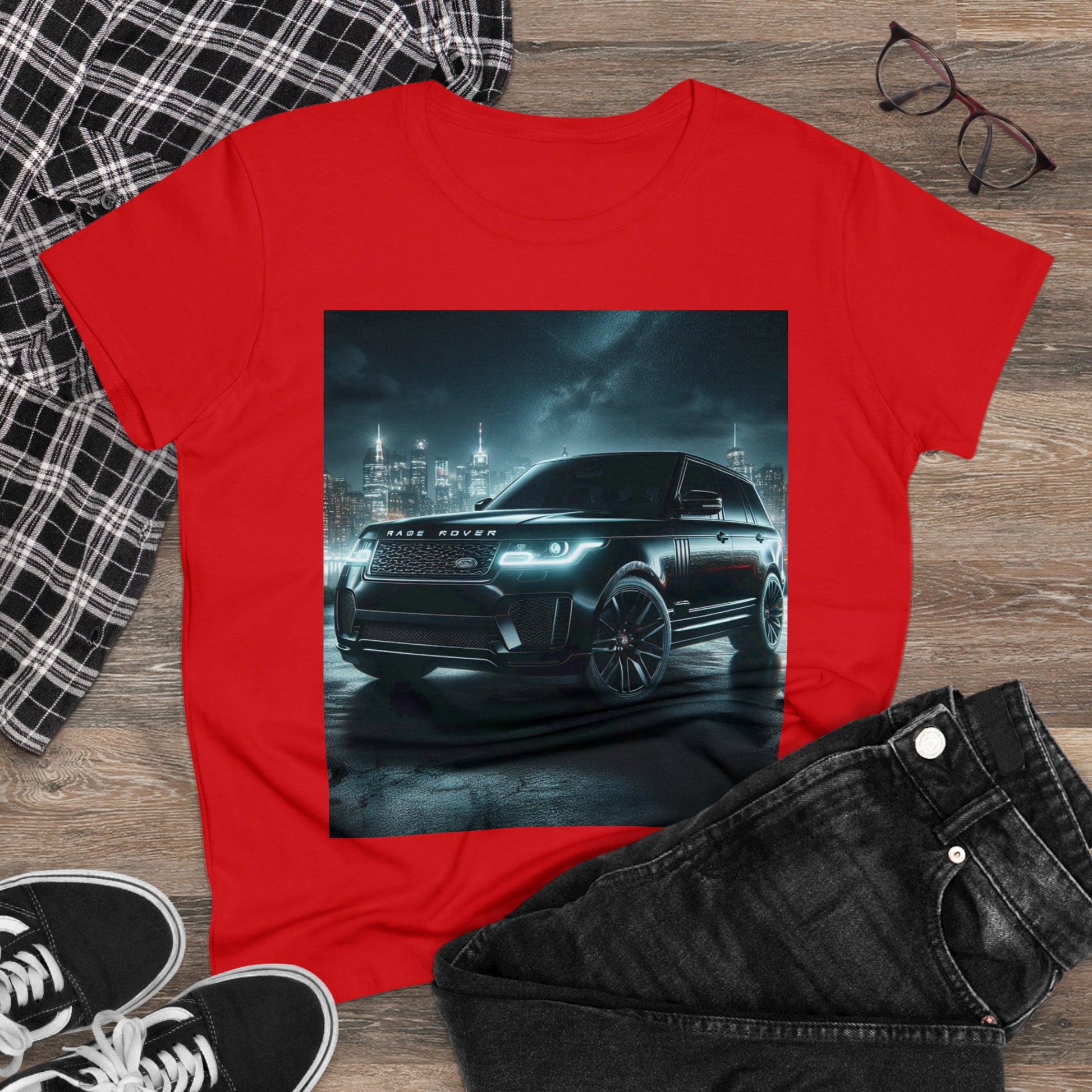 Black Range Rover T-Shirt T-Shirt Printify