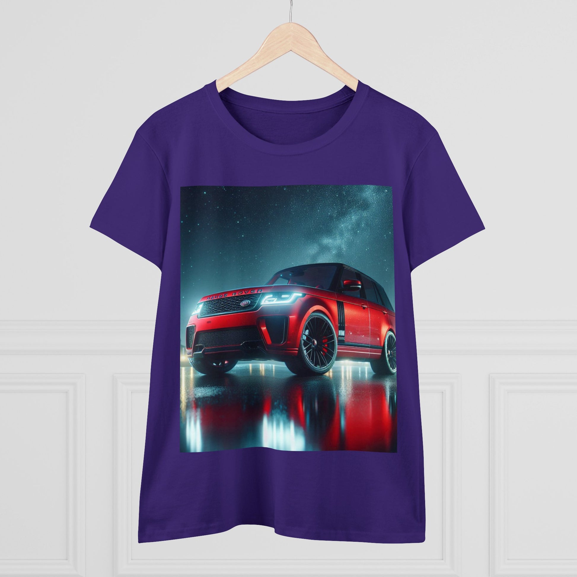 Red Range Rover T-Shirt T-Shirt Printify