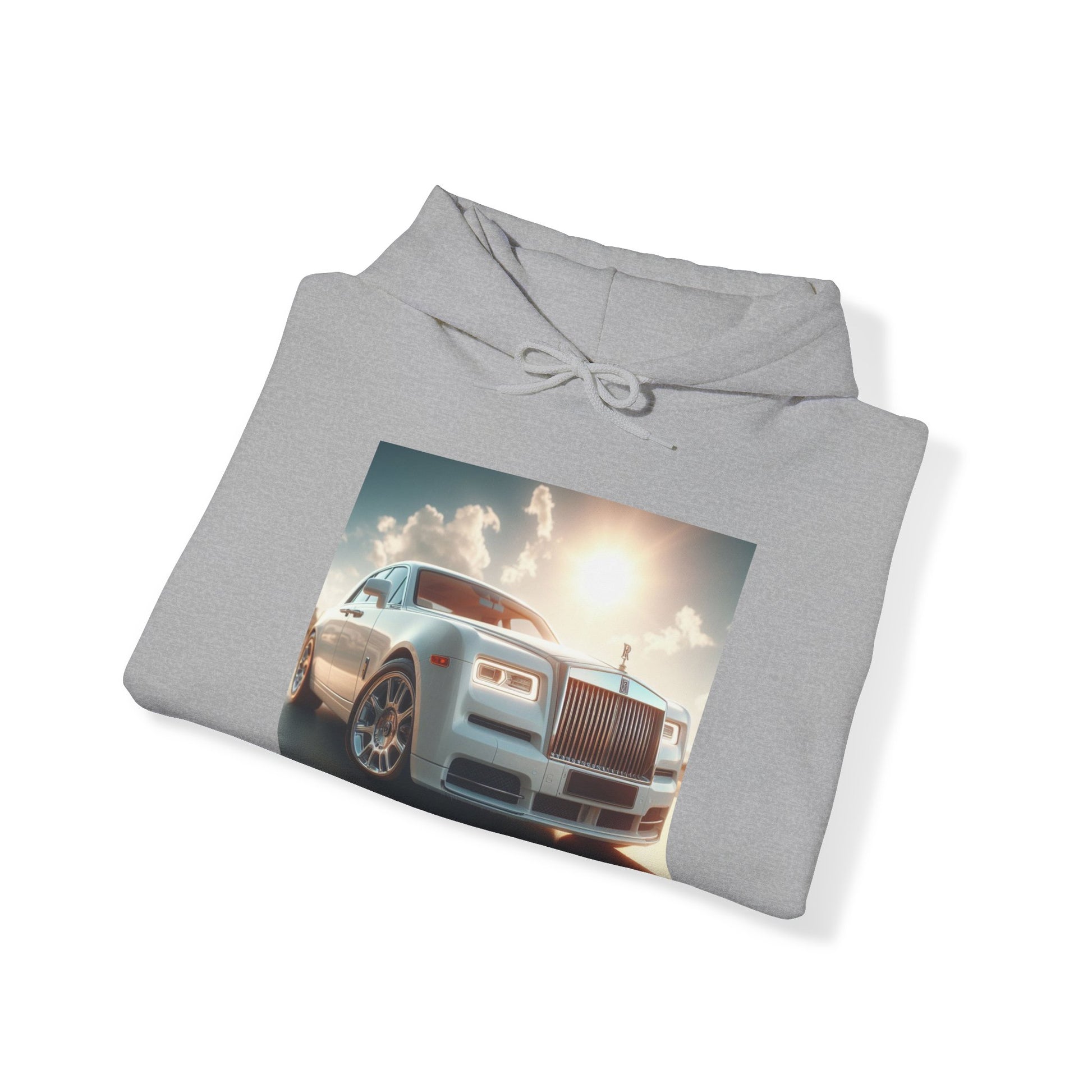 White Rolls Royce Hoodie Hoodie Printify
