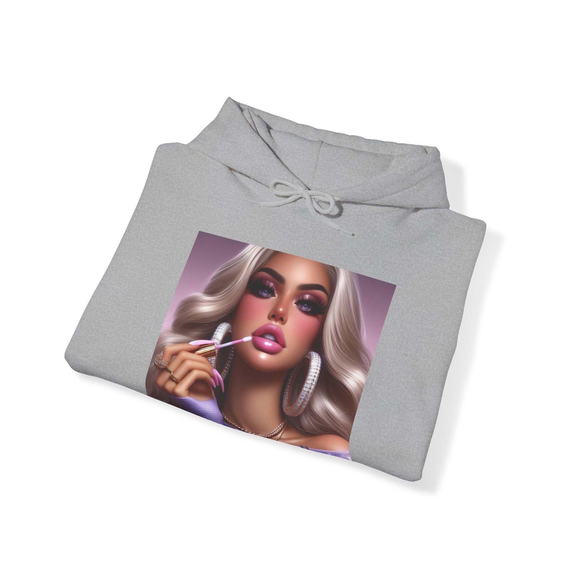 Gloss Up Hoodie Hoodie Printify