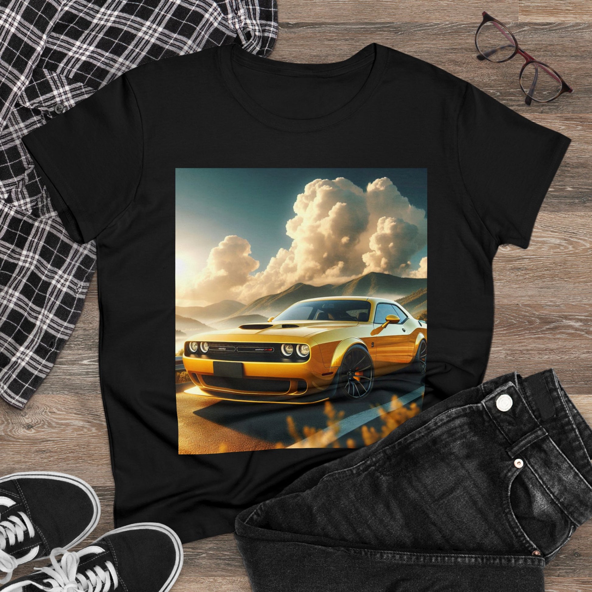 Yellow Challenger T-Shirt T-Shirt Printify