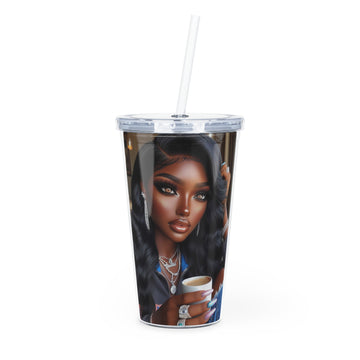 Coffee Break Tumbler with Straw Mug Printify 20oz Transparent