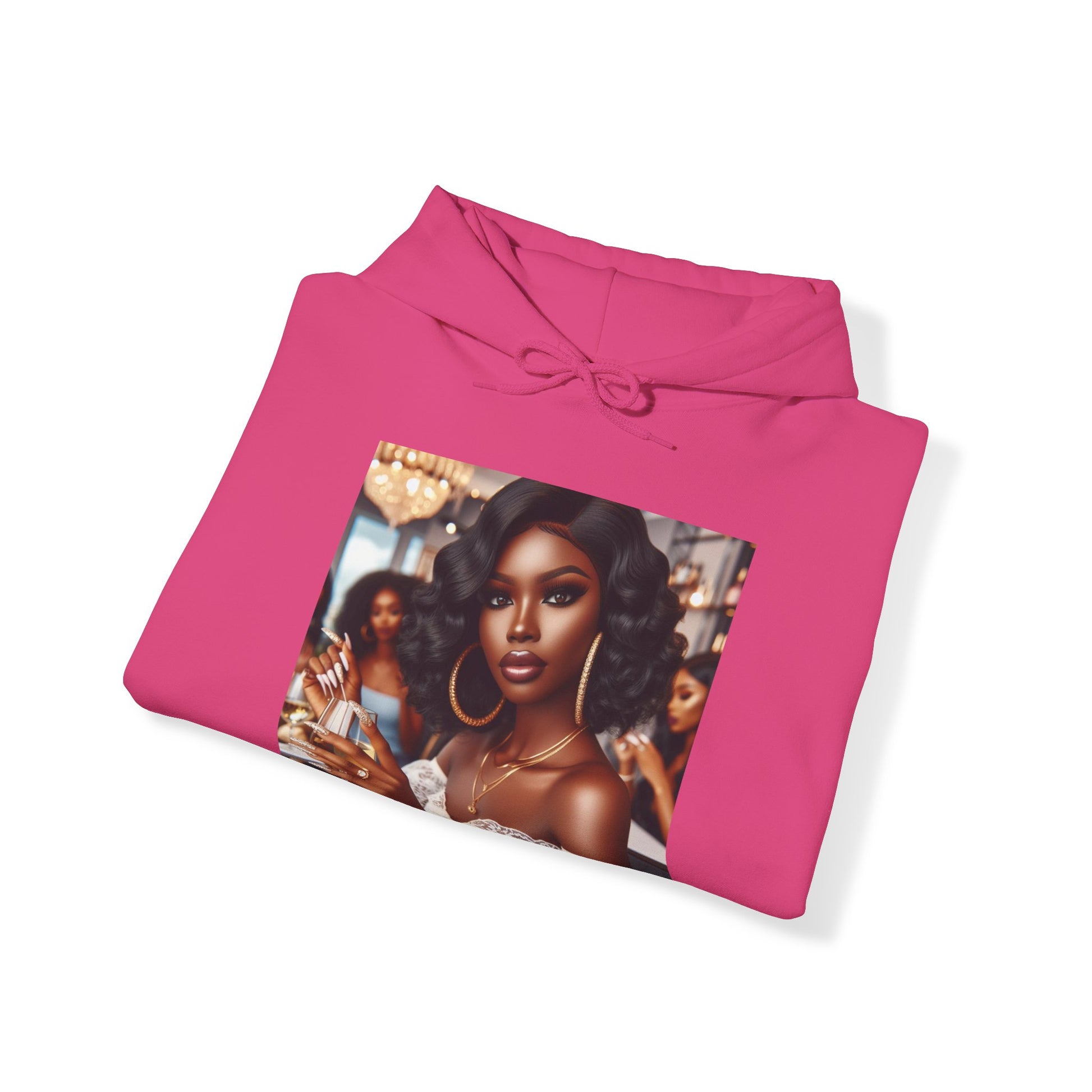 Wine Down Hoodie Hoodie Printify