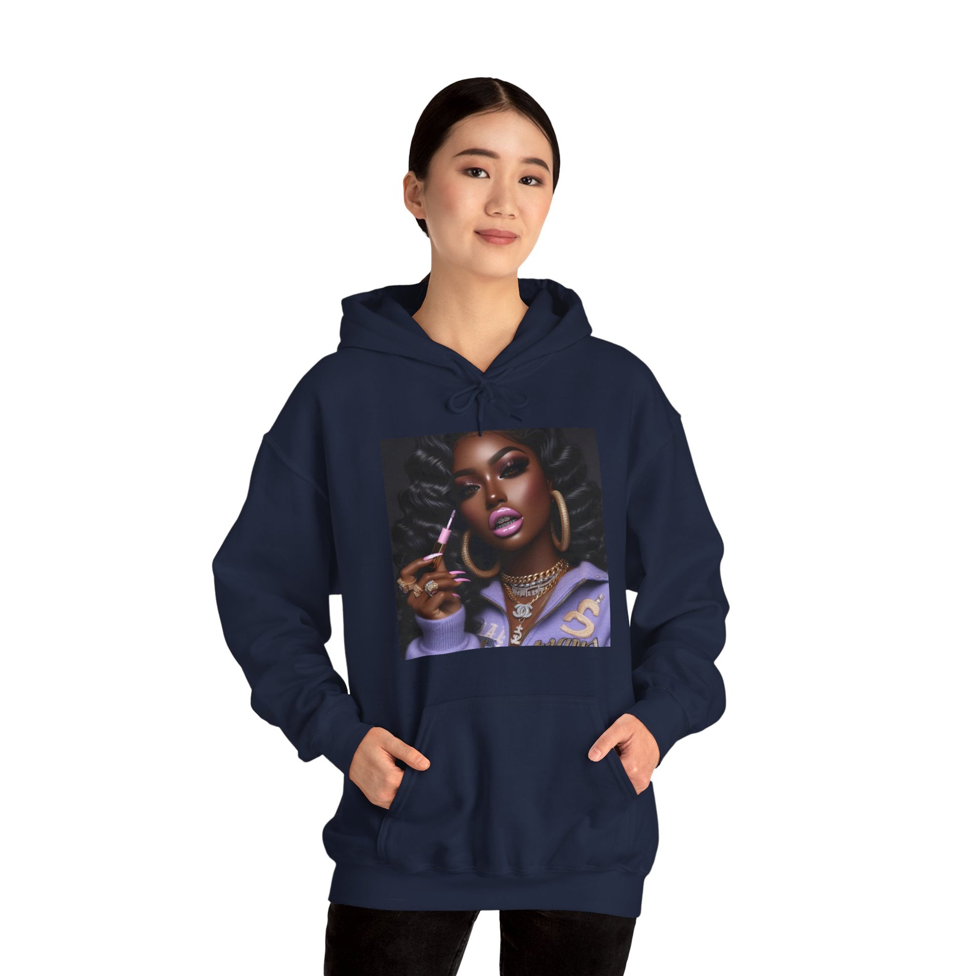 Gloss Up Hoodie Hoodie Printify