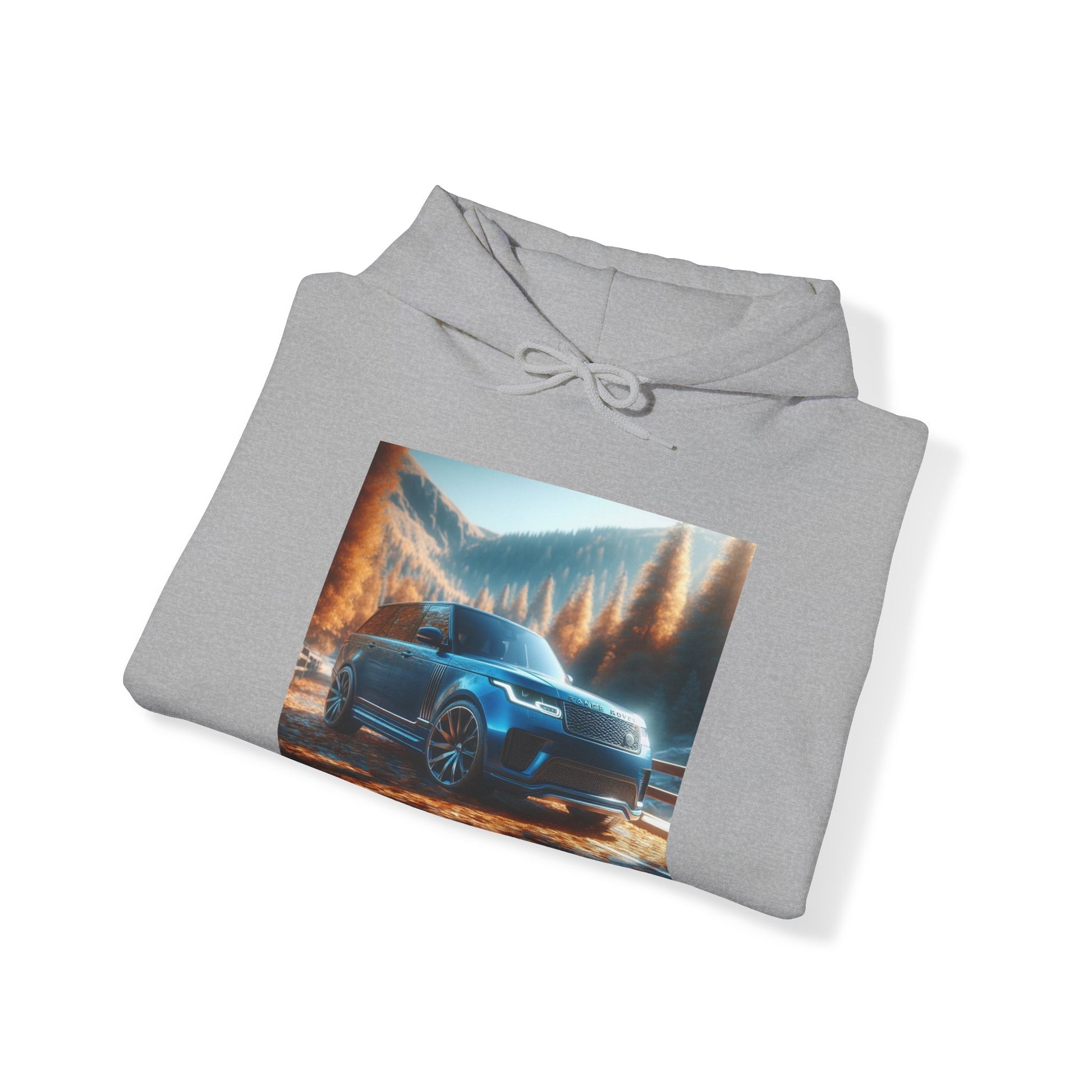 Blue Range Rover Hoodie Hoodie Printify