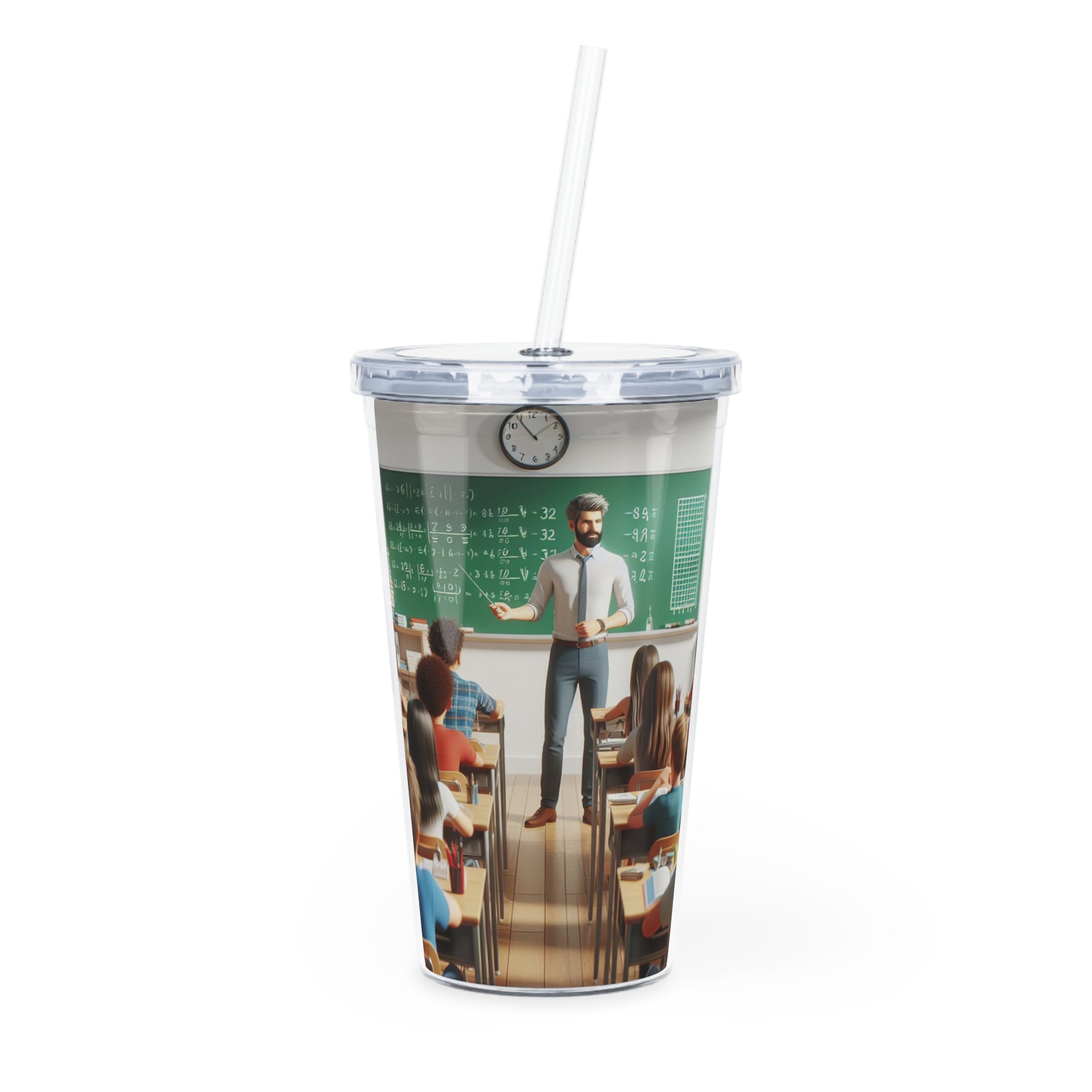 Class in Session Tumbler with Straw Mug Printify 20oz Transparent