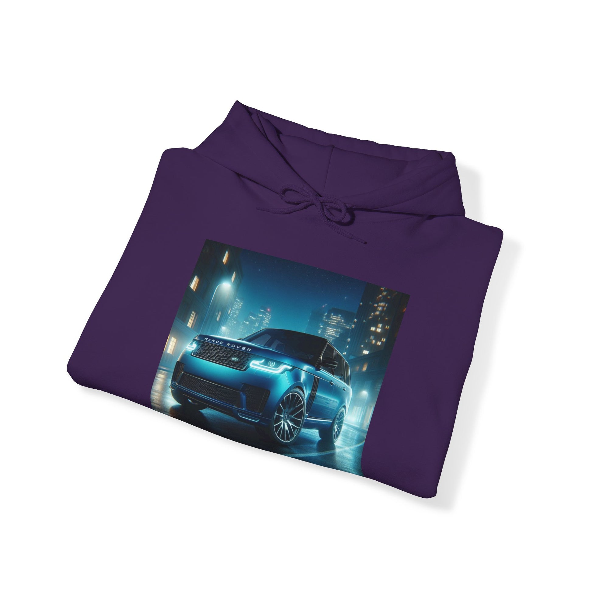 Blue Range Rover Hoodie Hoodie Printify