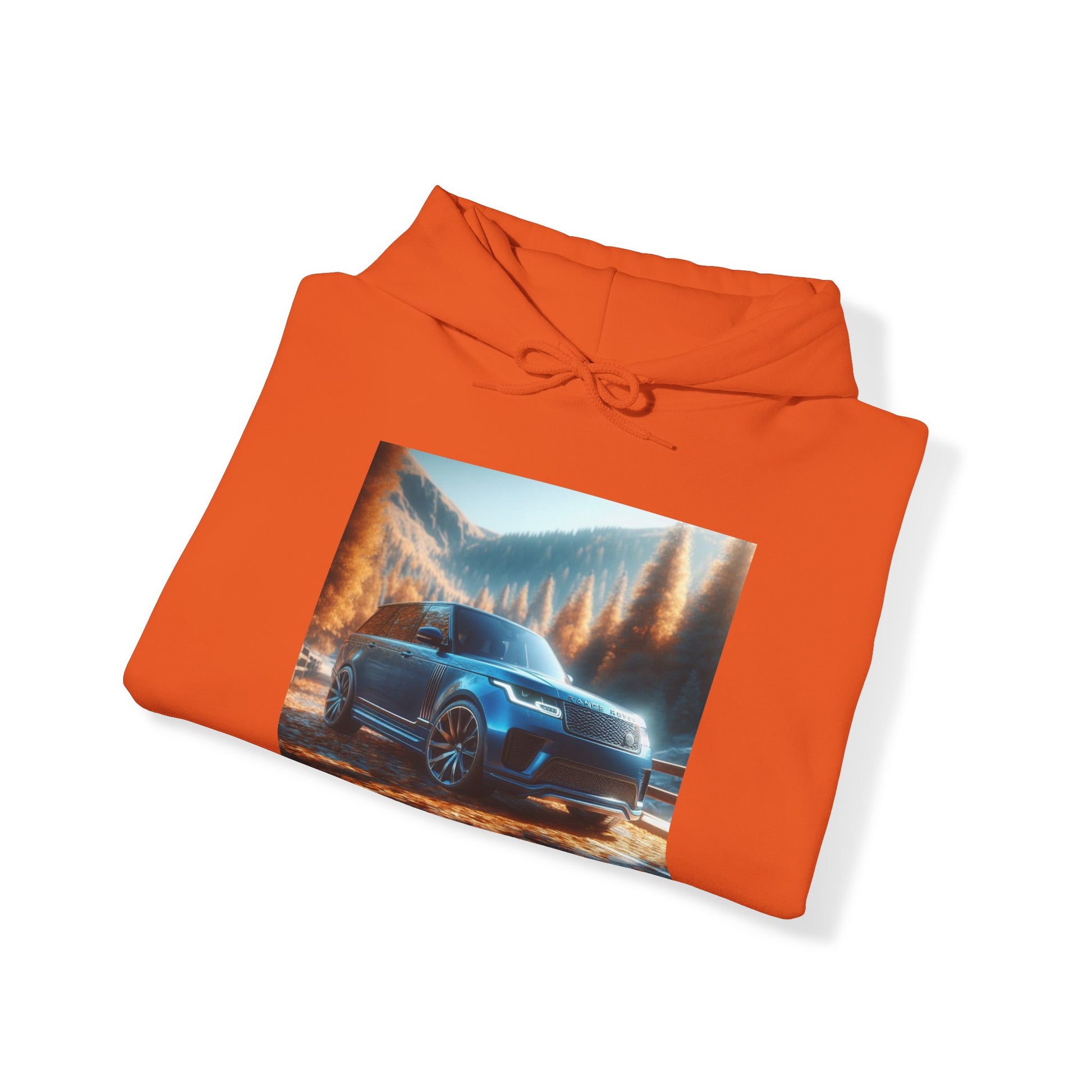 Blue Range Rover Hoodie Hoodie Printify