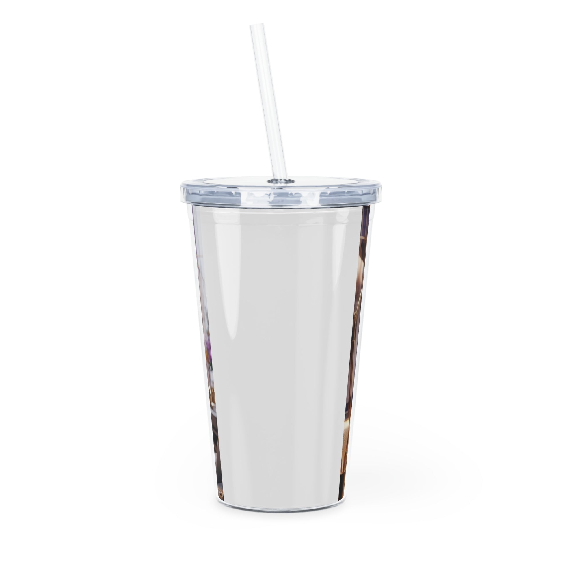 Fashion and Beauty Tumbler with Straw Mug Printify