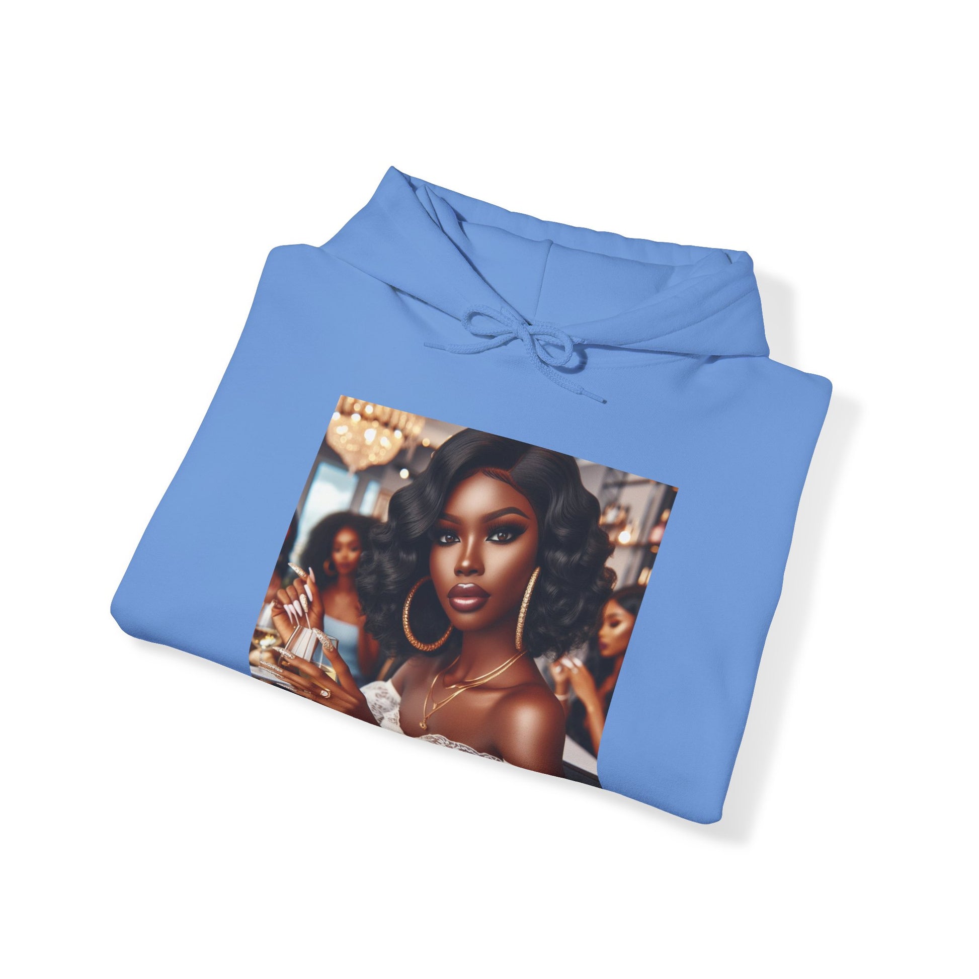 Wine Down Hoodie Hoodie Printify