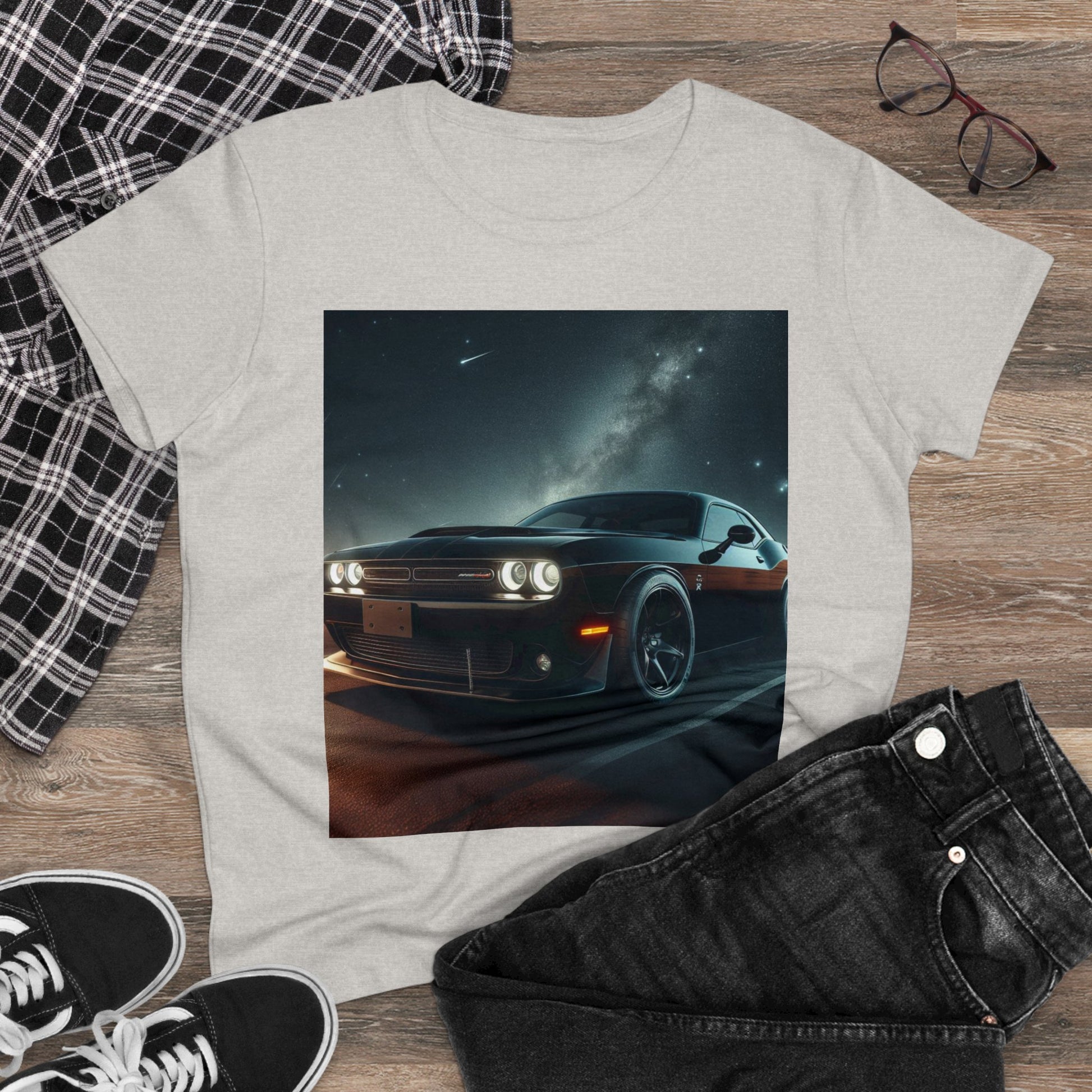 Black Challenger T-Shirt T-Shirt Printify