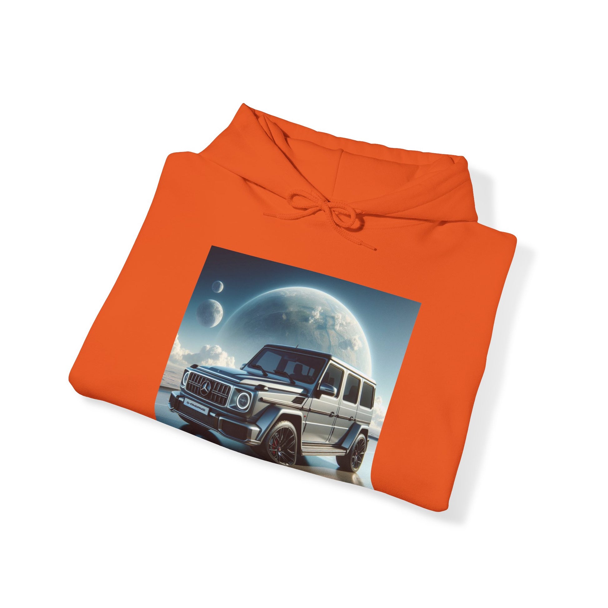 Silver G-Wagon Hoodie Hoodie Printify