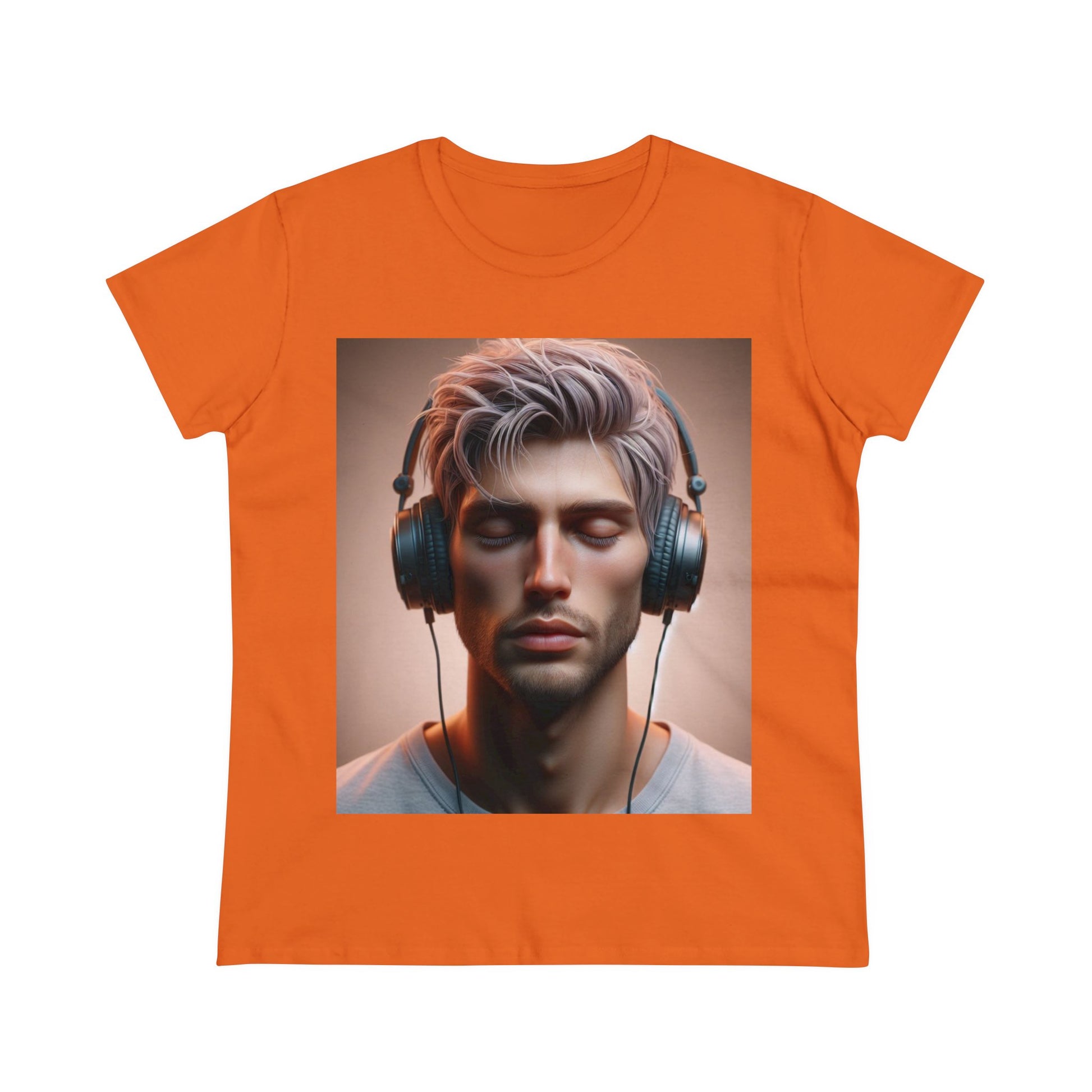 Music Vibes T-Shirt T-Shirt Printify Orange S