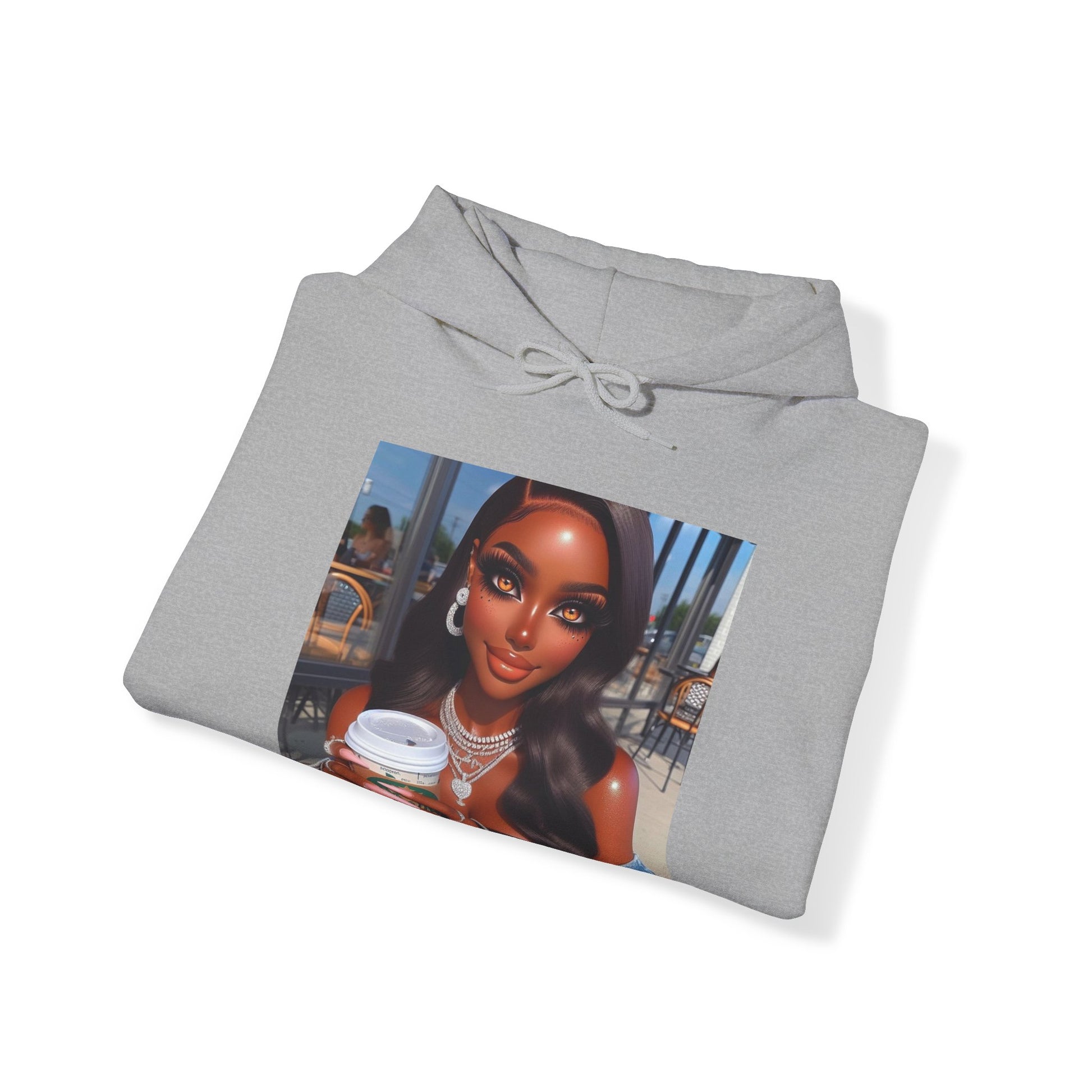 Coffee Beauty Hoodie Hoodie Printify