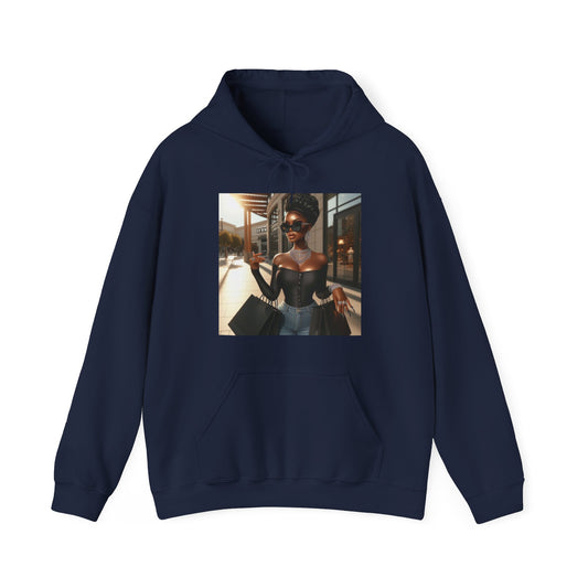 Let's Shop Hoodie Hoodie Printify Navy S