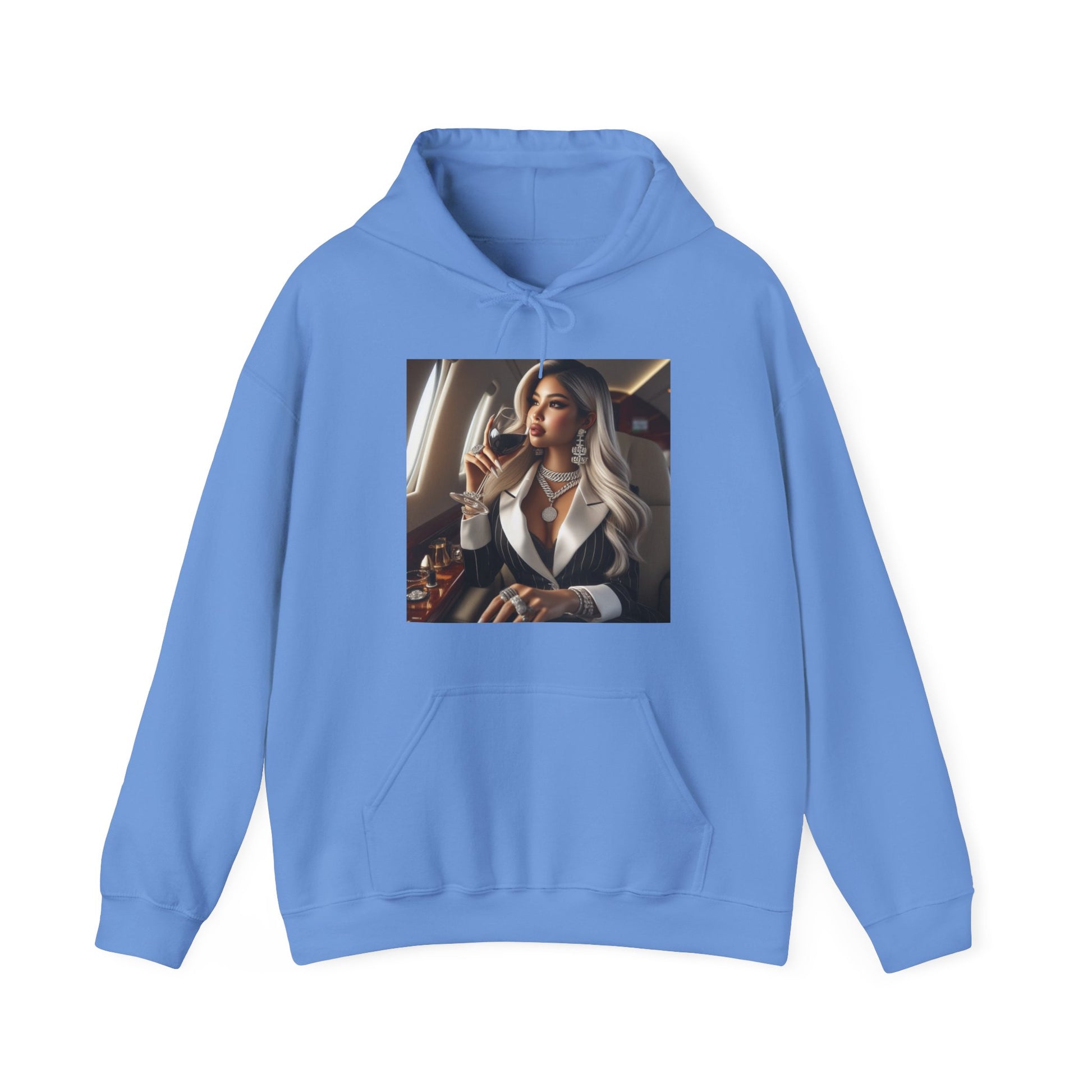 Private Business Hoodie Hoodie Printify Carolina Blue S