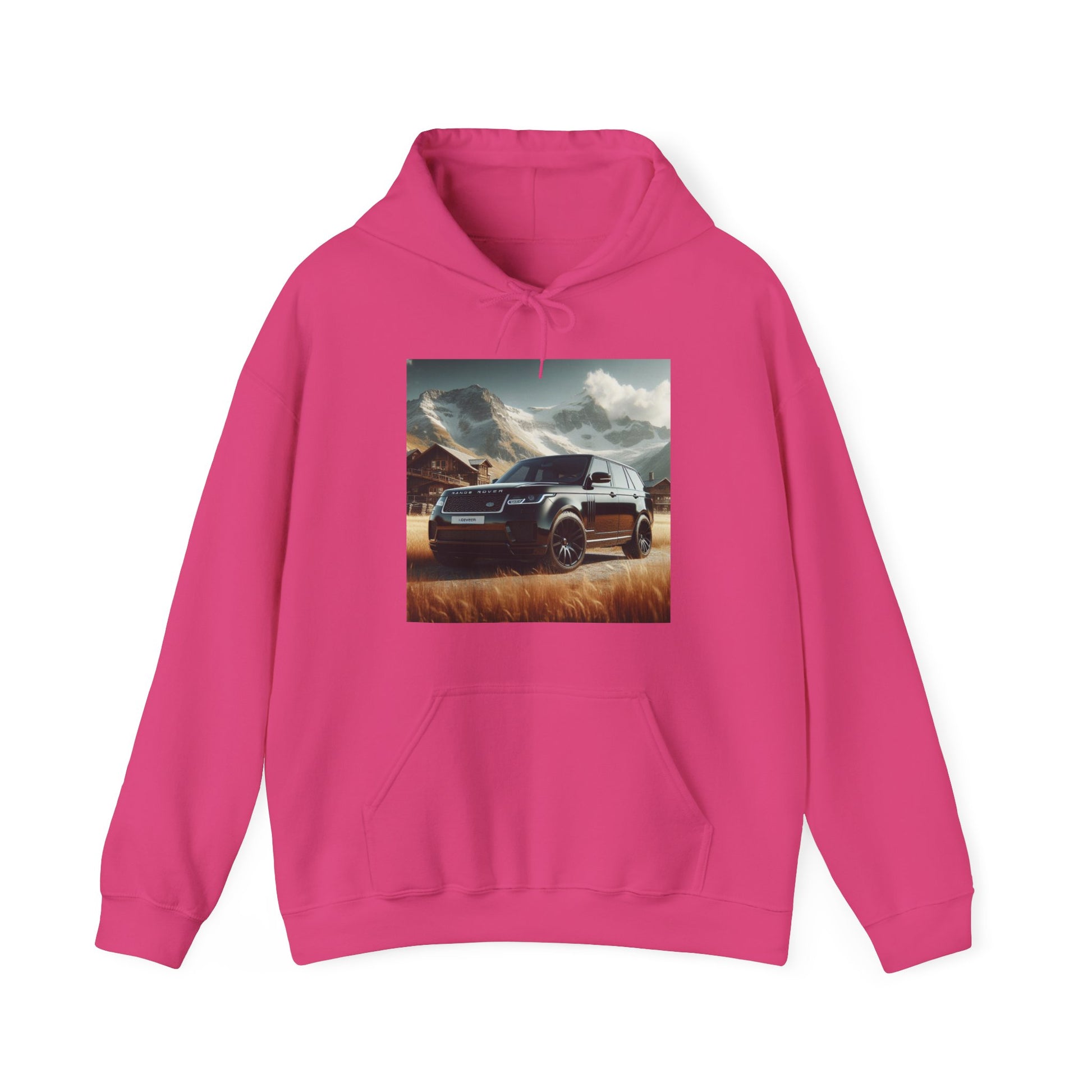 Black Range Rover Hoodie Hoodie Printify Heliconia S