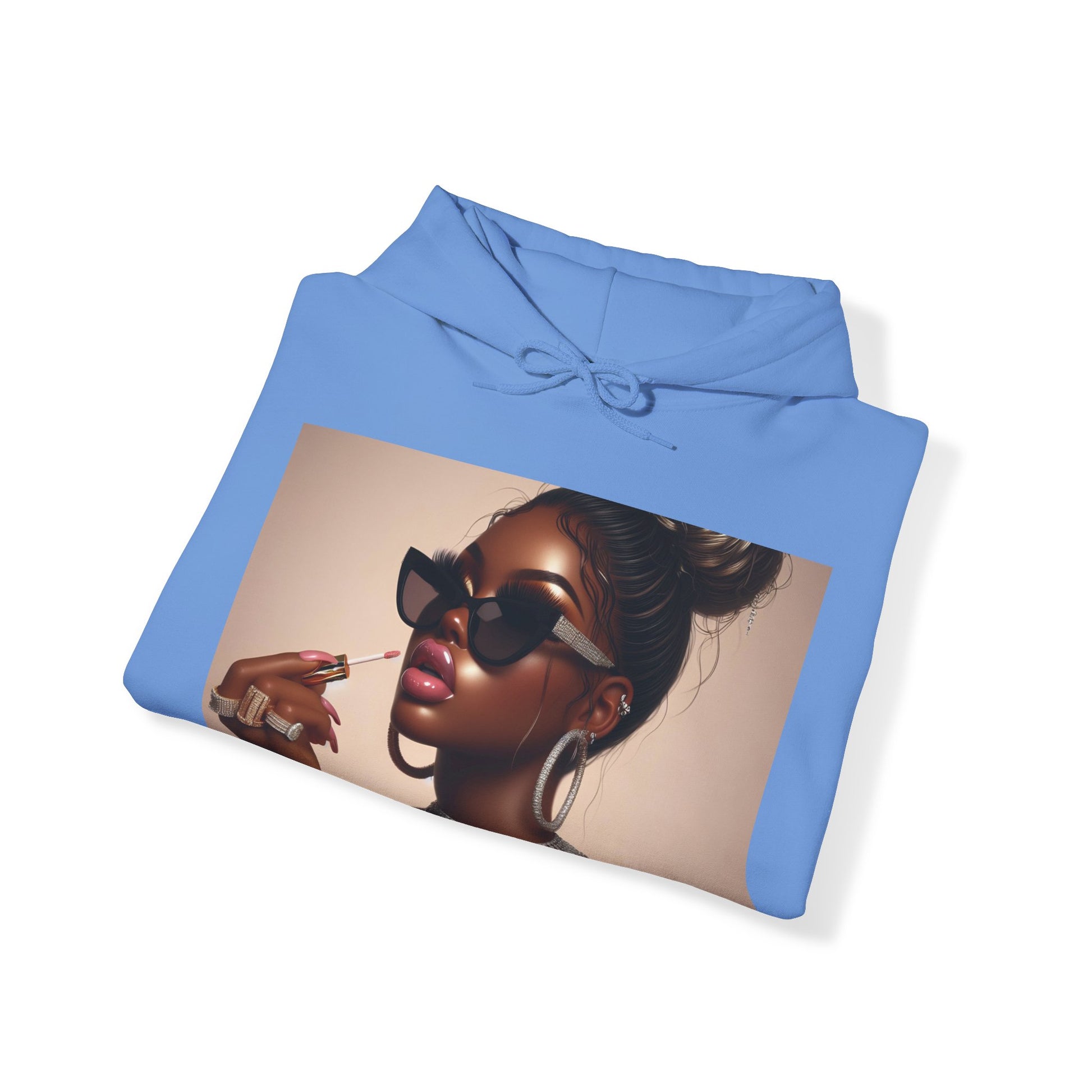 My Lip Gloss is Poppin Hoodie Hoodie Printify