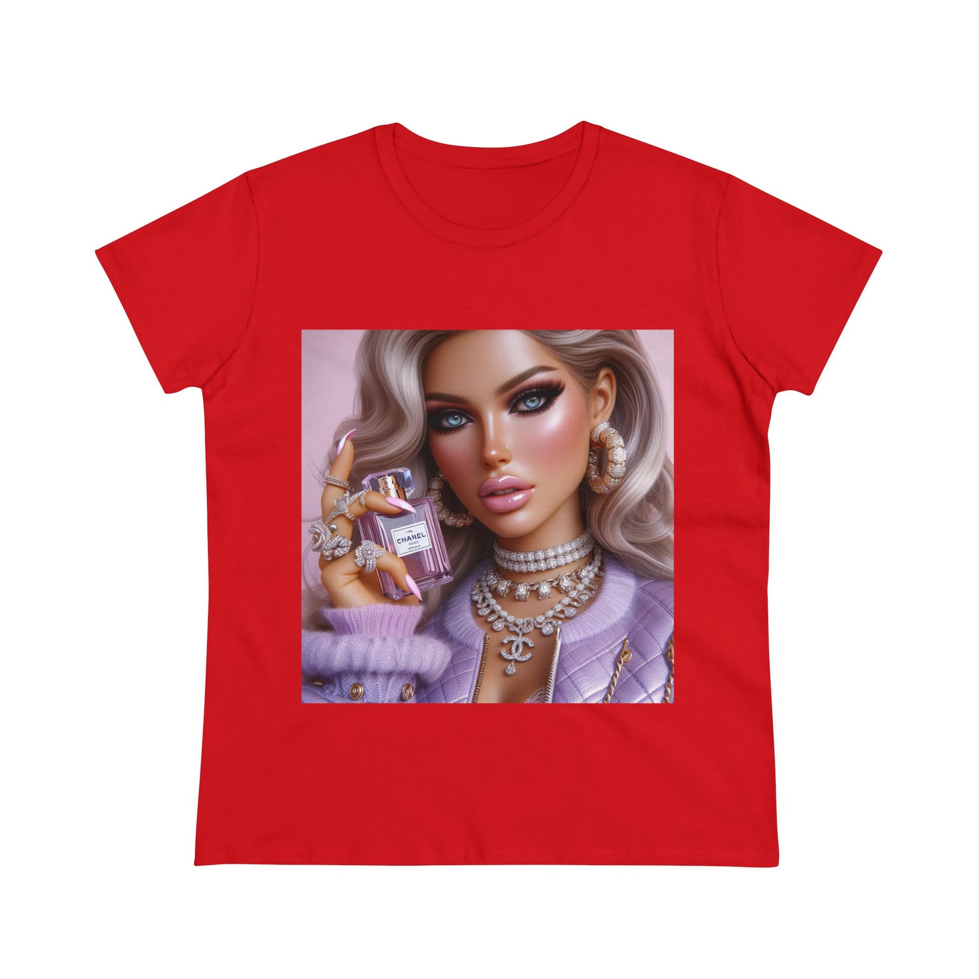 Chanel Please T-Shirt T-Shirt Printify Red S