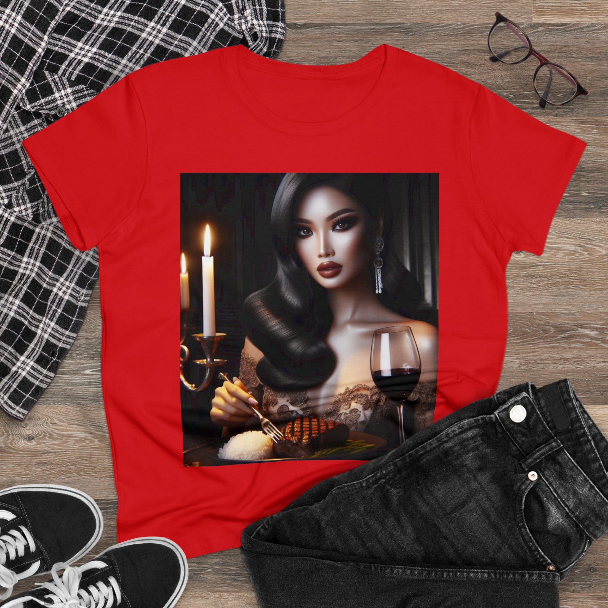 Elegant Meal T-Shirt T-Shirt Printify
