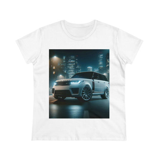 White Range Rover T-Shirt T-Shirt Printify White S